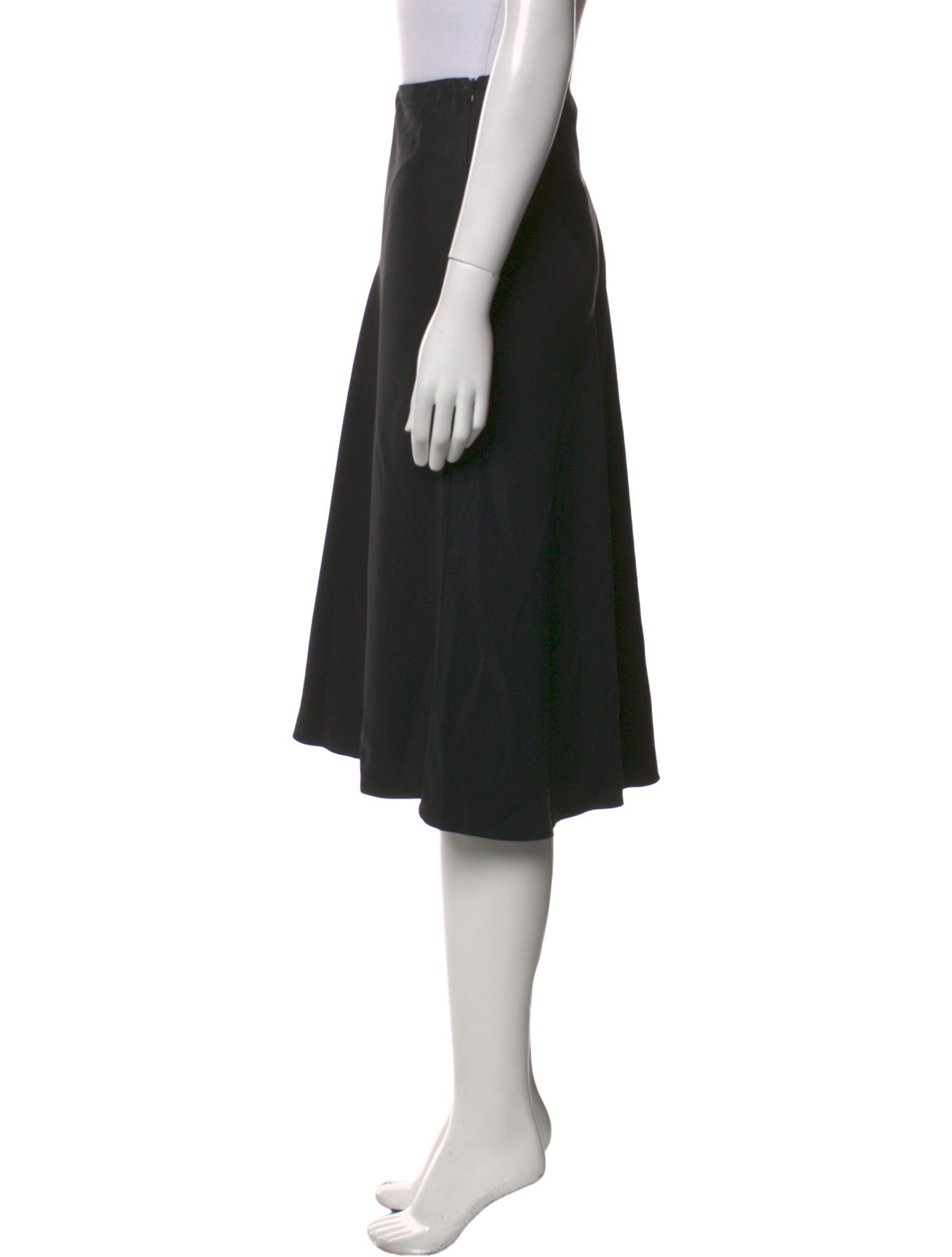 The Row Silk Midi Length Skirt