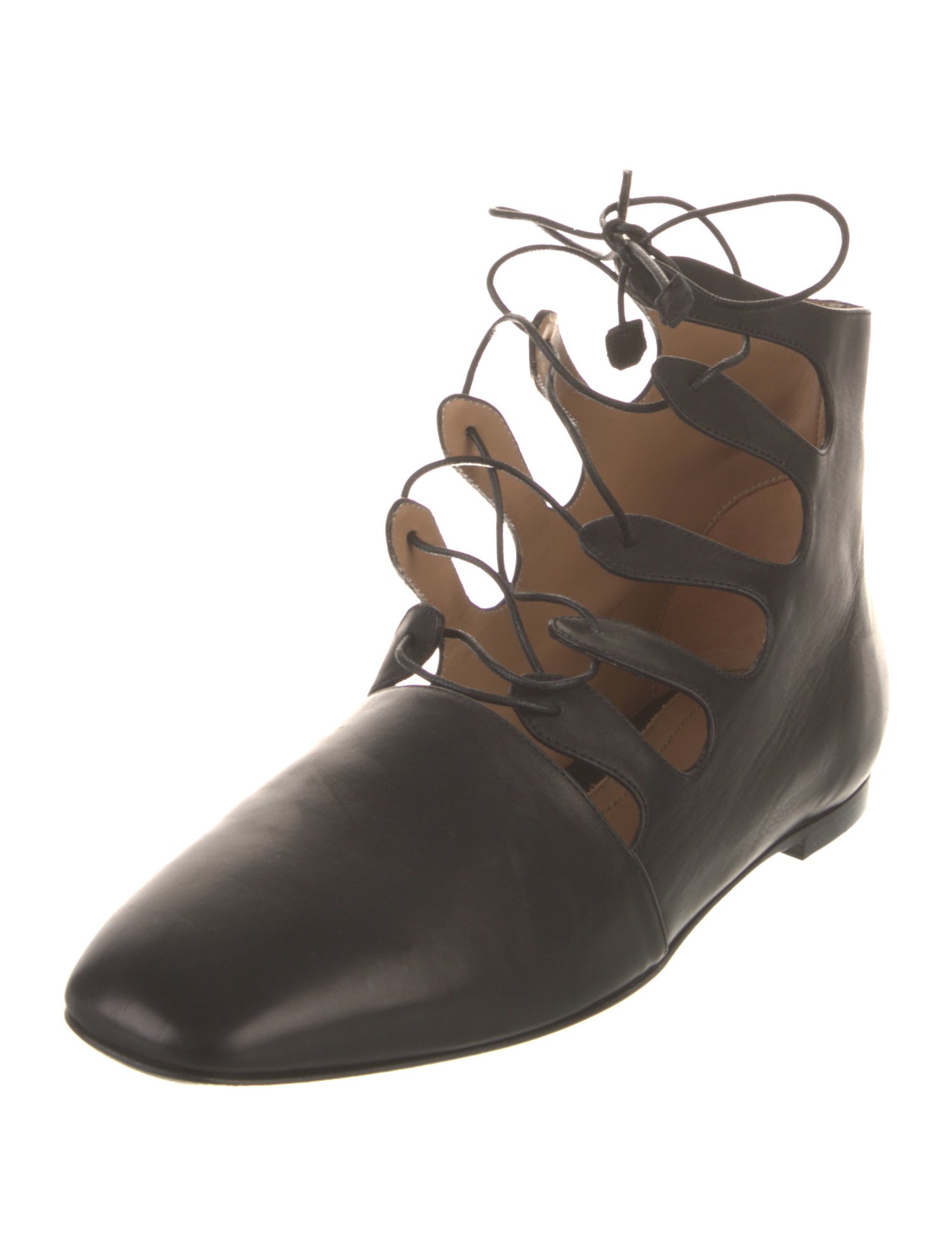 The Row Dimitri Leather Ballet Flats w/ Tags