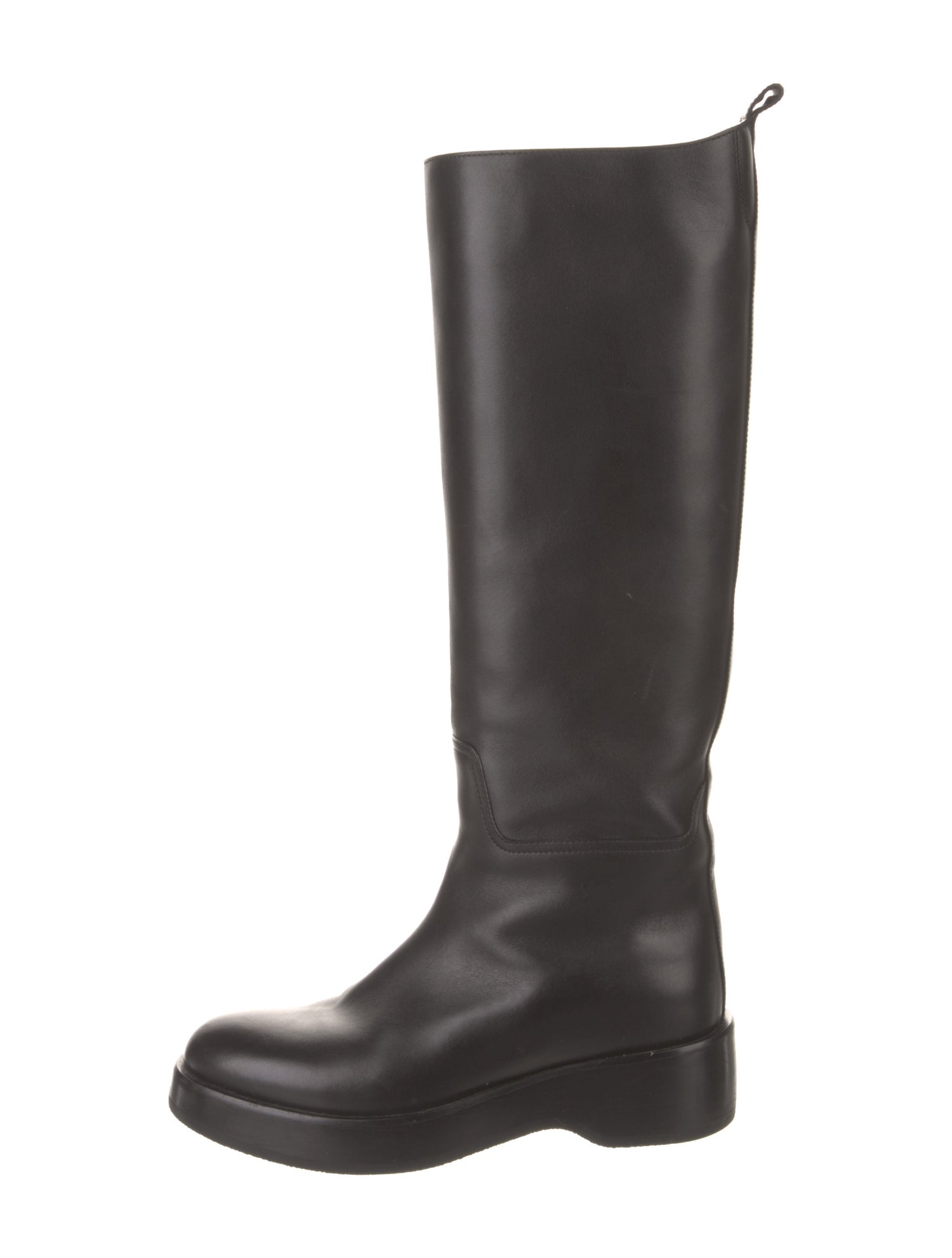The Row Leather Riding Boots