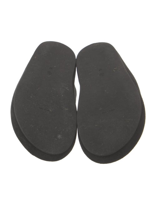 The Row Hugo Slides Suede Mules