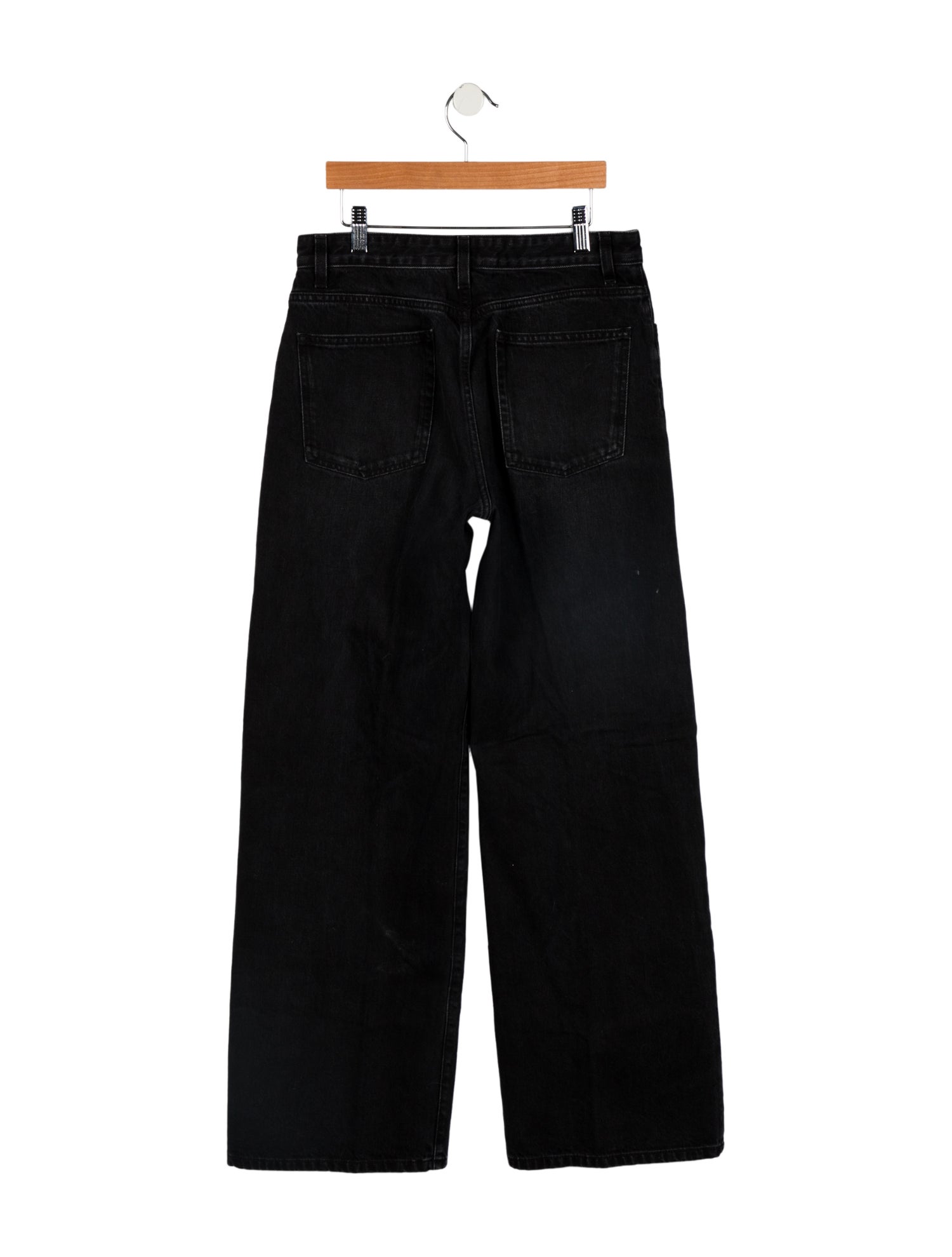 The Row Mid-Rise Wide Leg Jeans