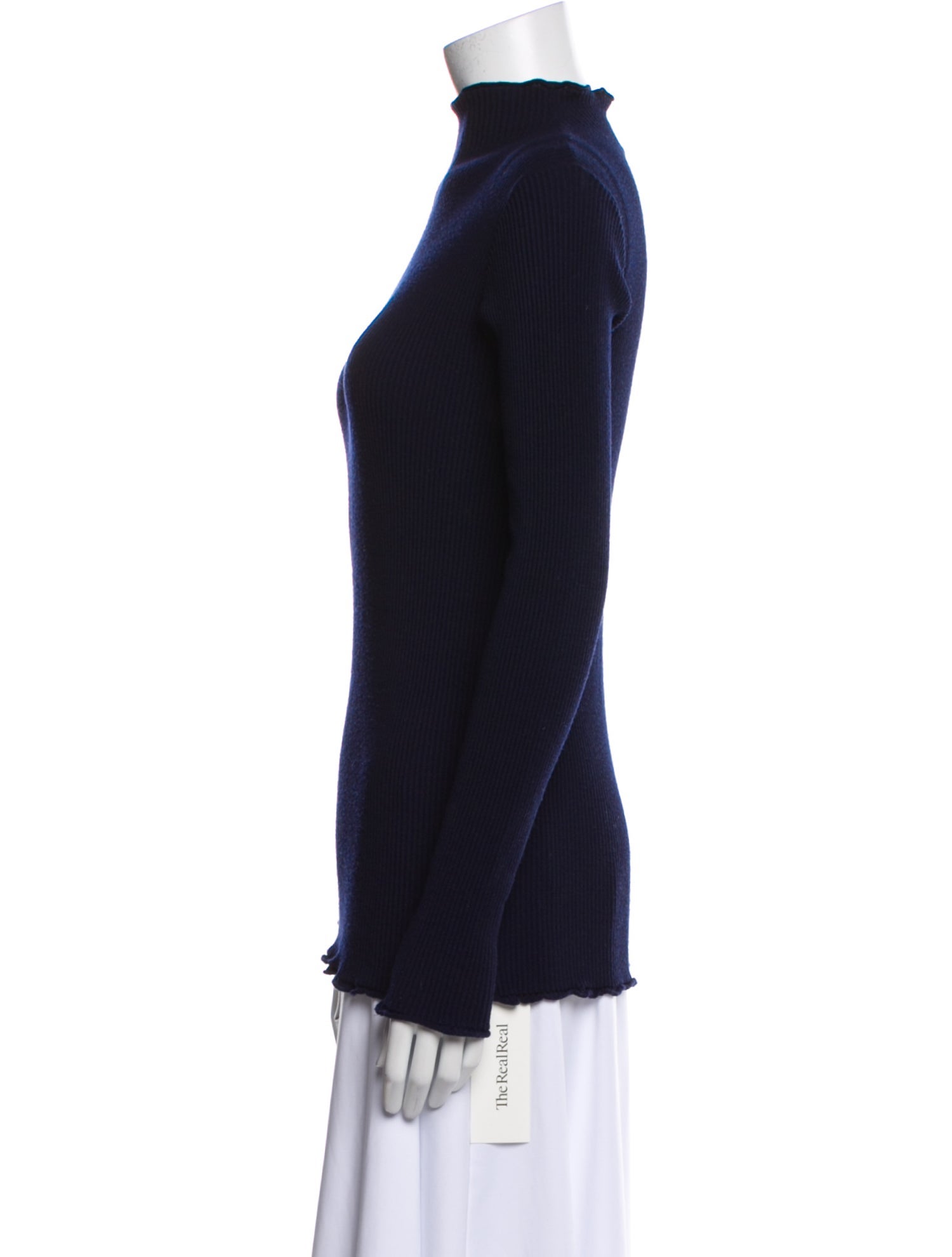 The Row Virgin Wool Mock Neck Sweater