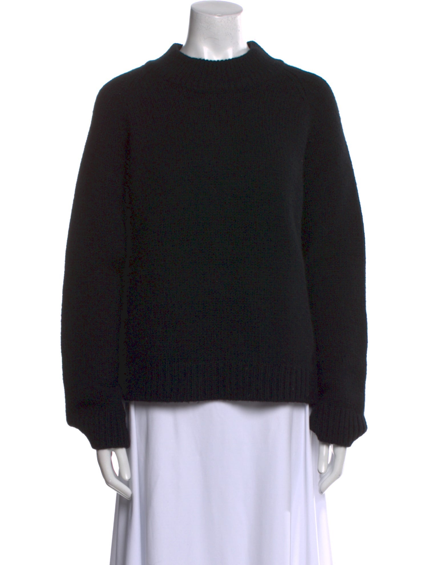 The Row Cashmere Mock Neck Sweater