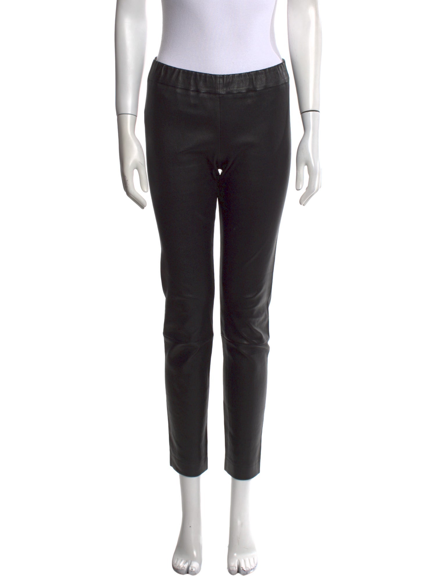 The Row Leather Skinny Leg Pants