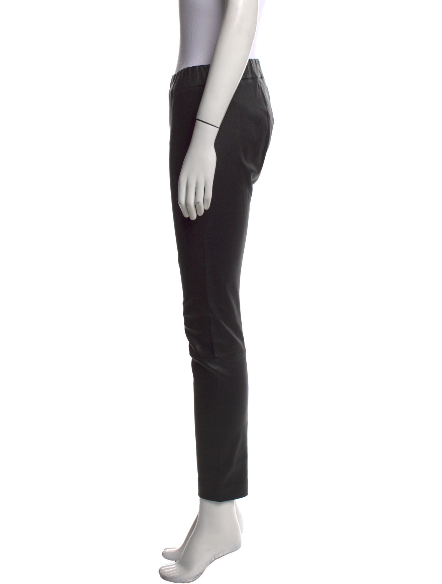 The Row Leather Skinny Leg Pants