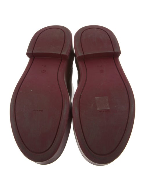 The Row Leather Combat Boots