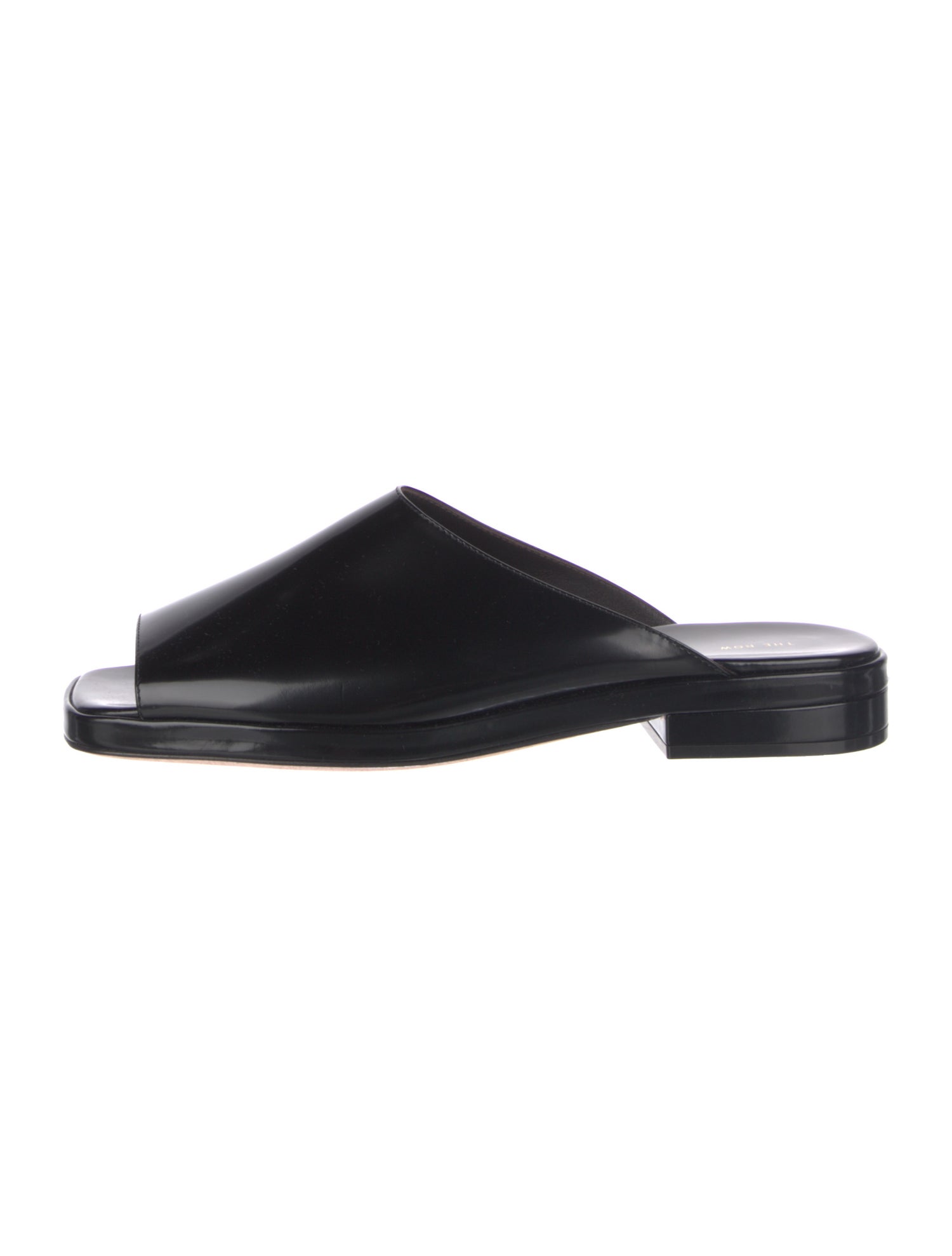 The Row Emi Leather Slides