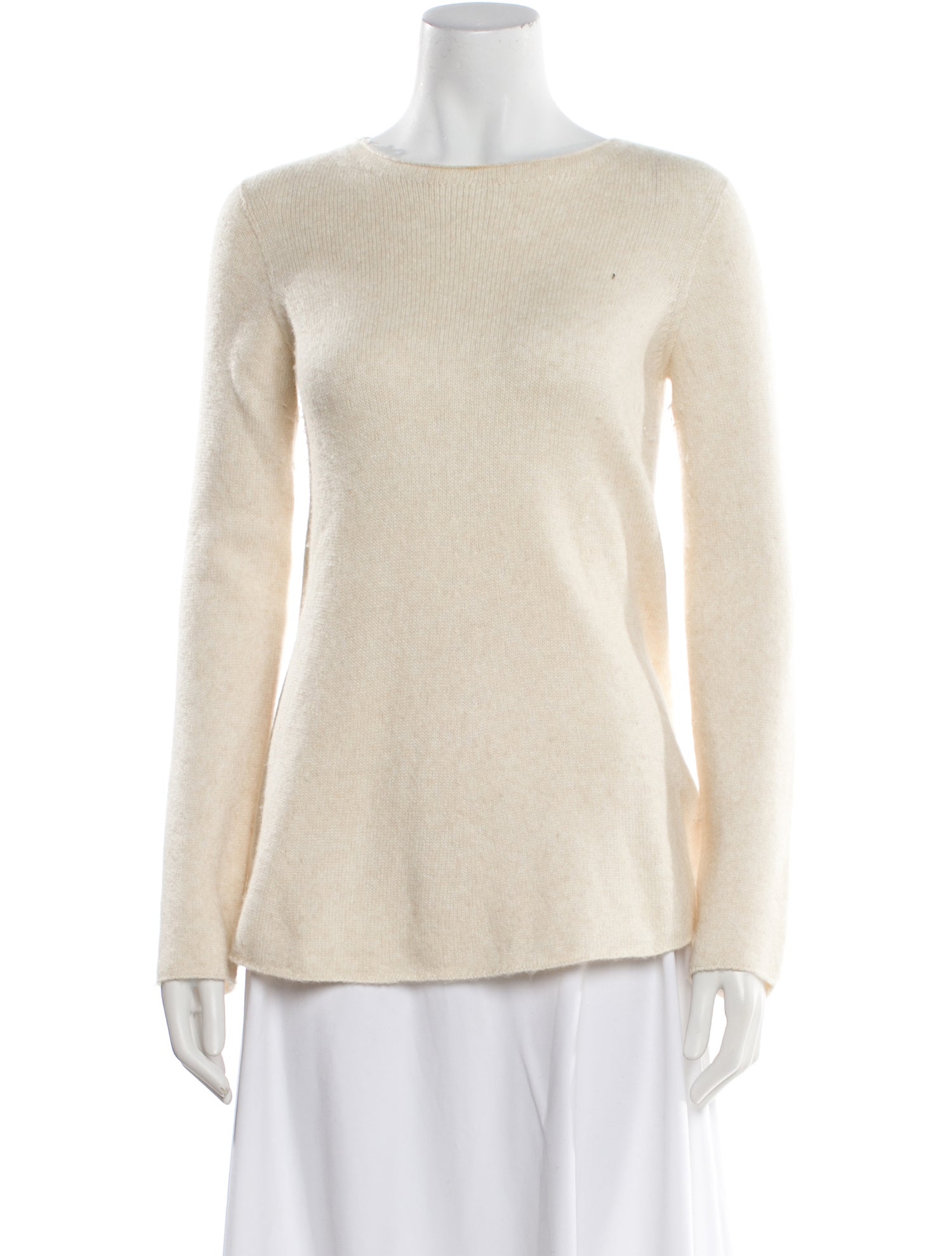 The Row Cashmere Bateau Neckline Sweater