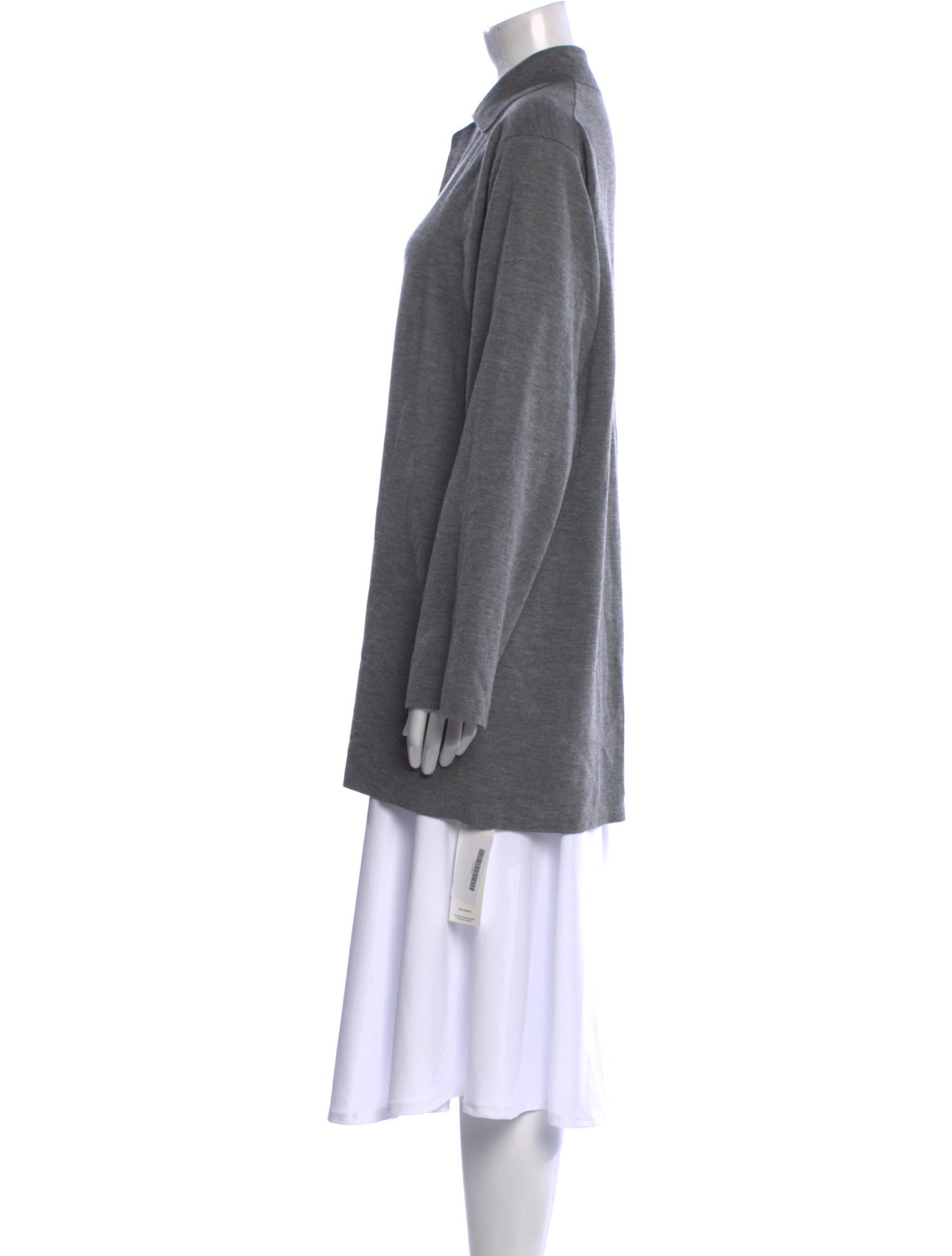 The Row Shirt Cardigan Cashmere Sweater