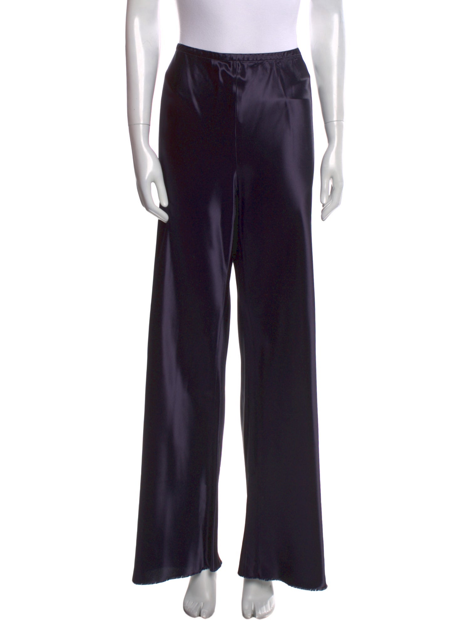 The Row Satin Wide Leg Pants