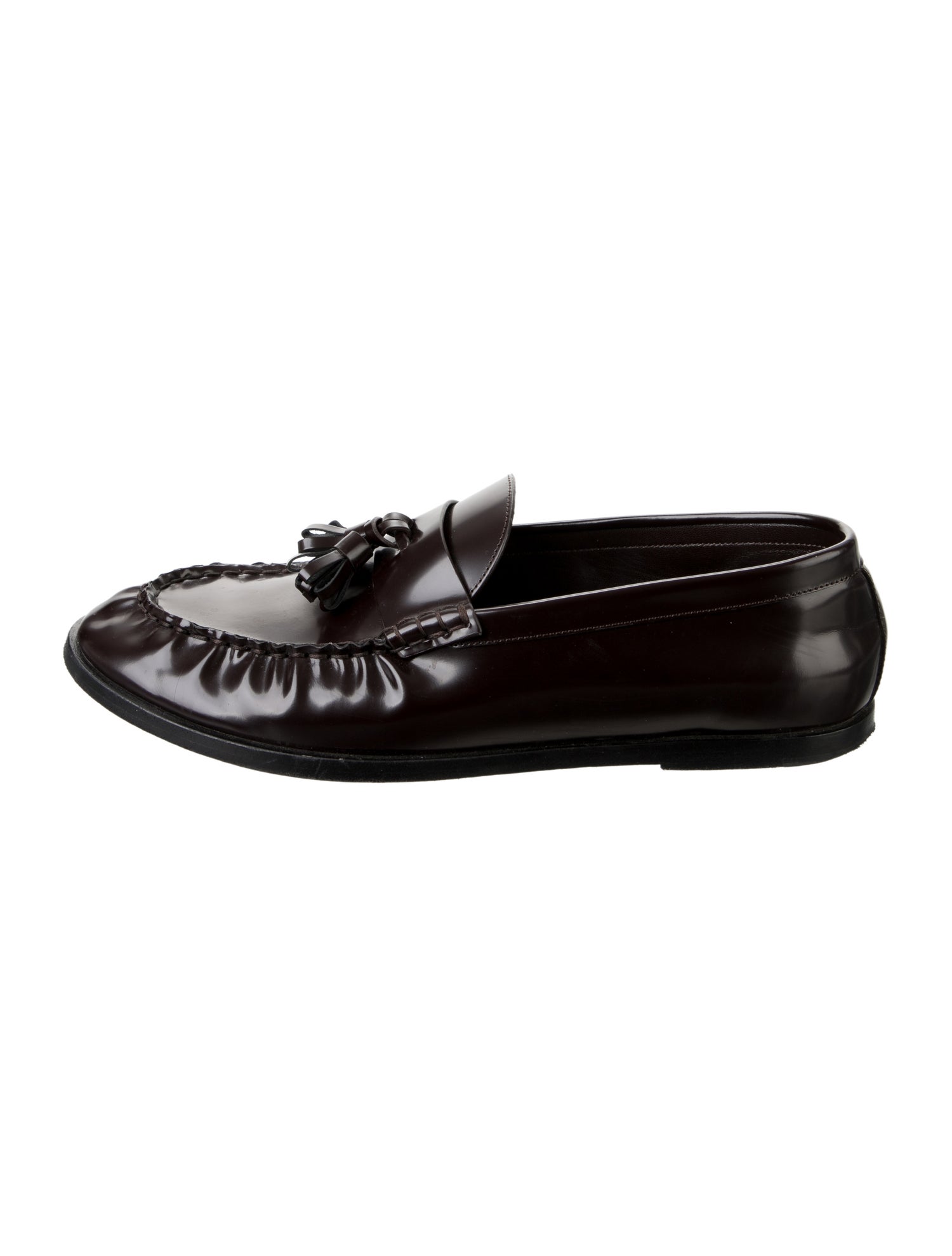The Row Tassel Leather Loafers