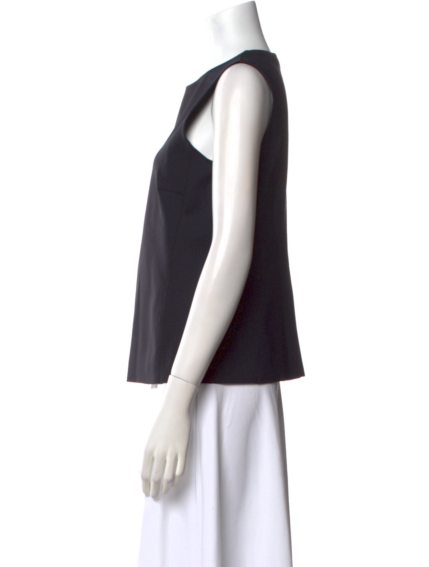 The Row Nylon Crew Neck Top