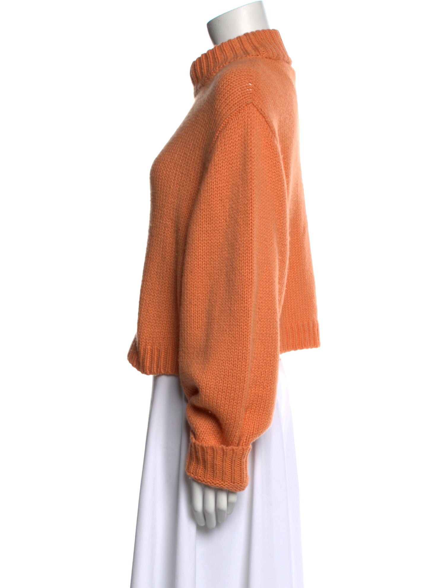 The Row Cashmere Mock Neck Sweater