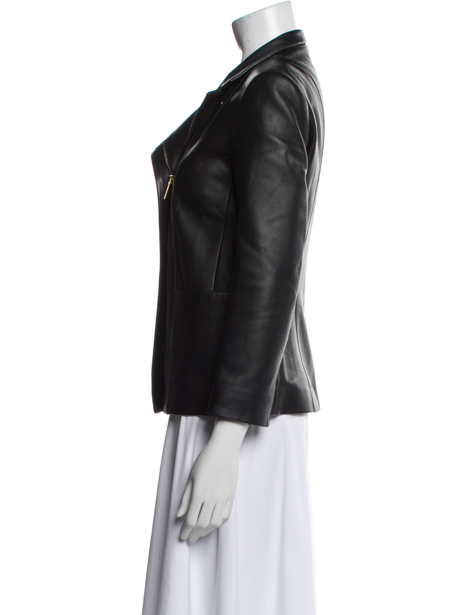 The Row Leather Biker Jacket
