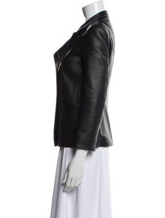 The Row Leather Biker Jacket