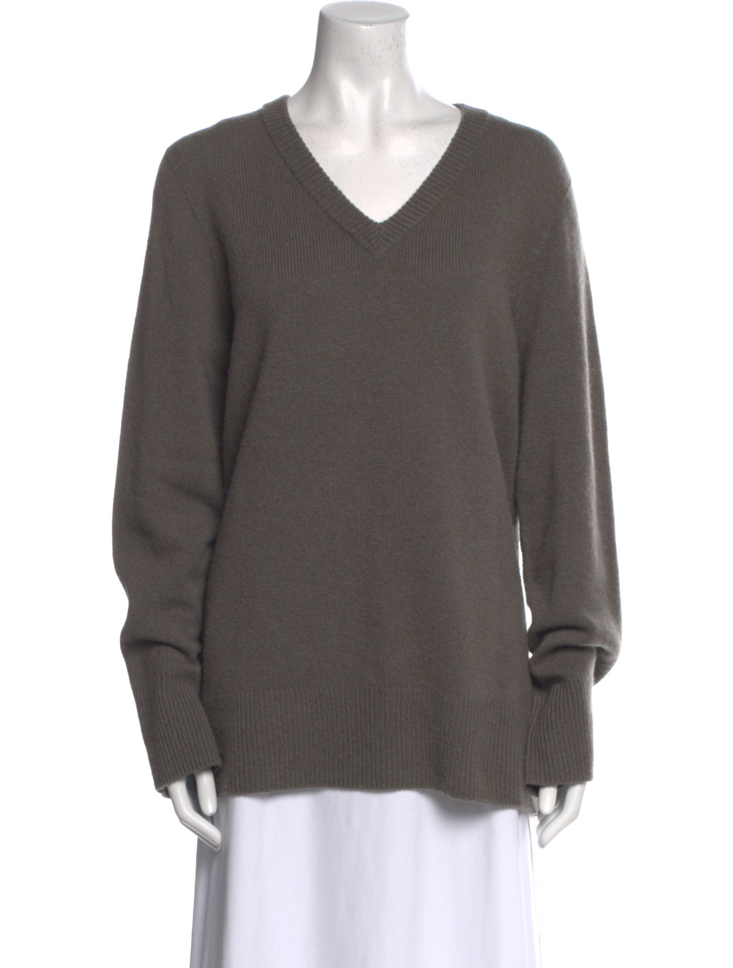 The Row Wool V-Neck Sweater
