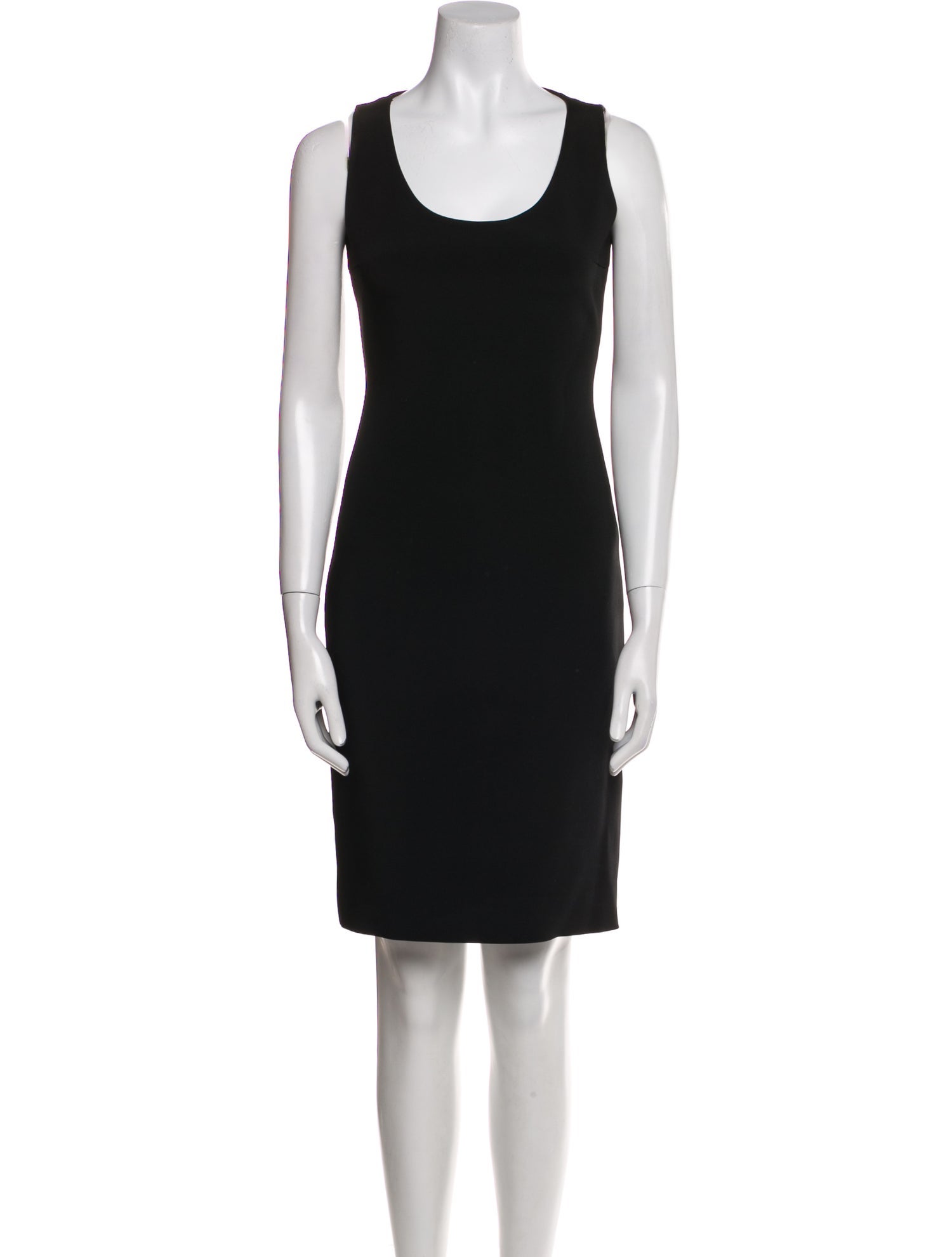 The Row Scoop Neck Knee-Length Dress