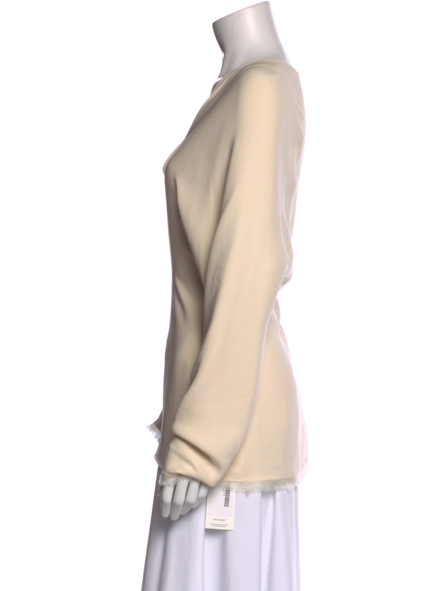 The Row Silk V-Neck Blouse