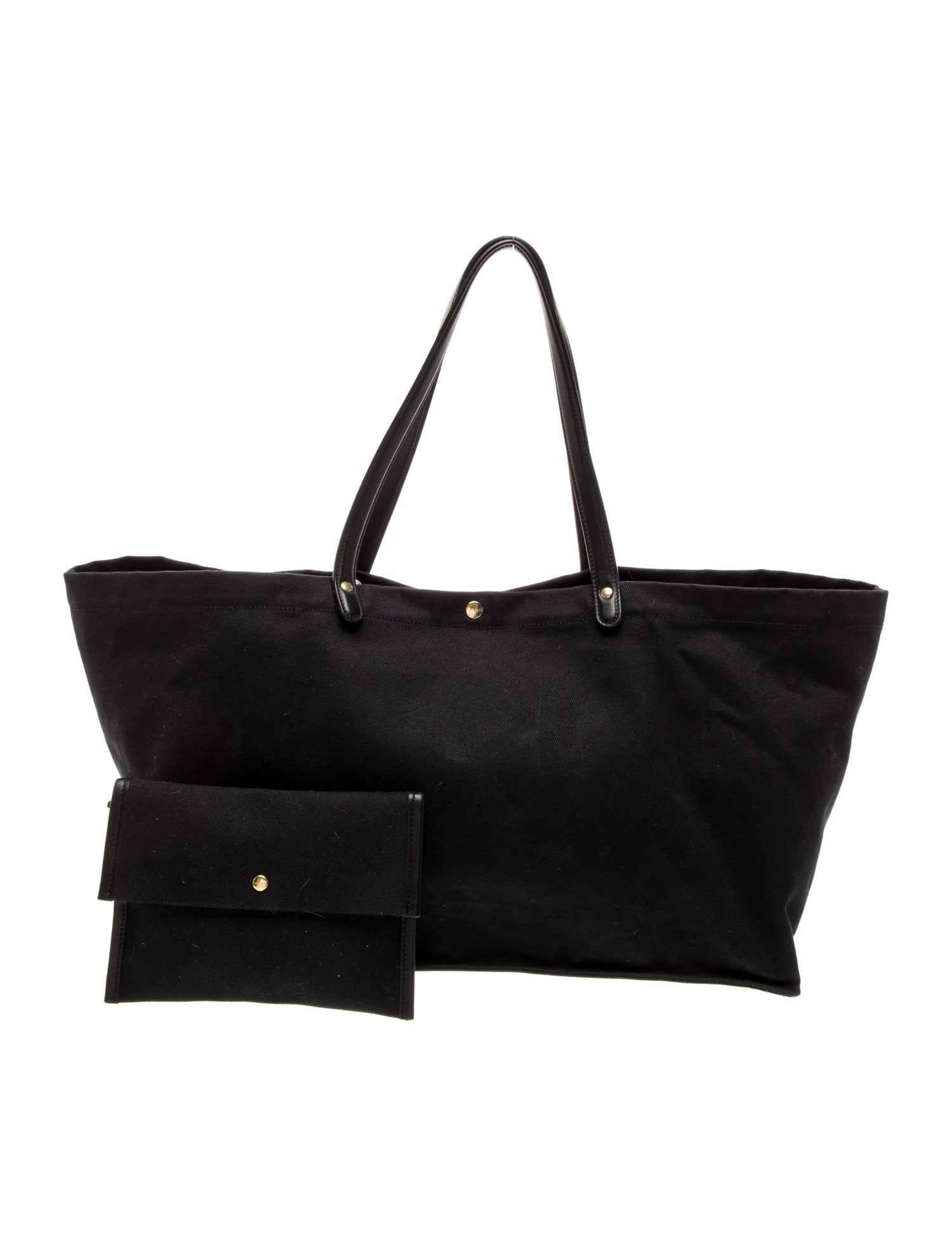 The Row Canvas Idaho XL - Black Totes, Handbags - THR192806 | The