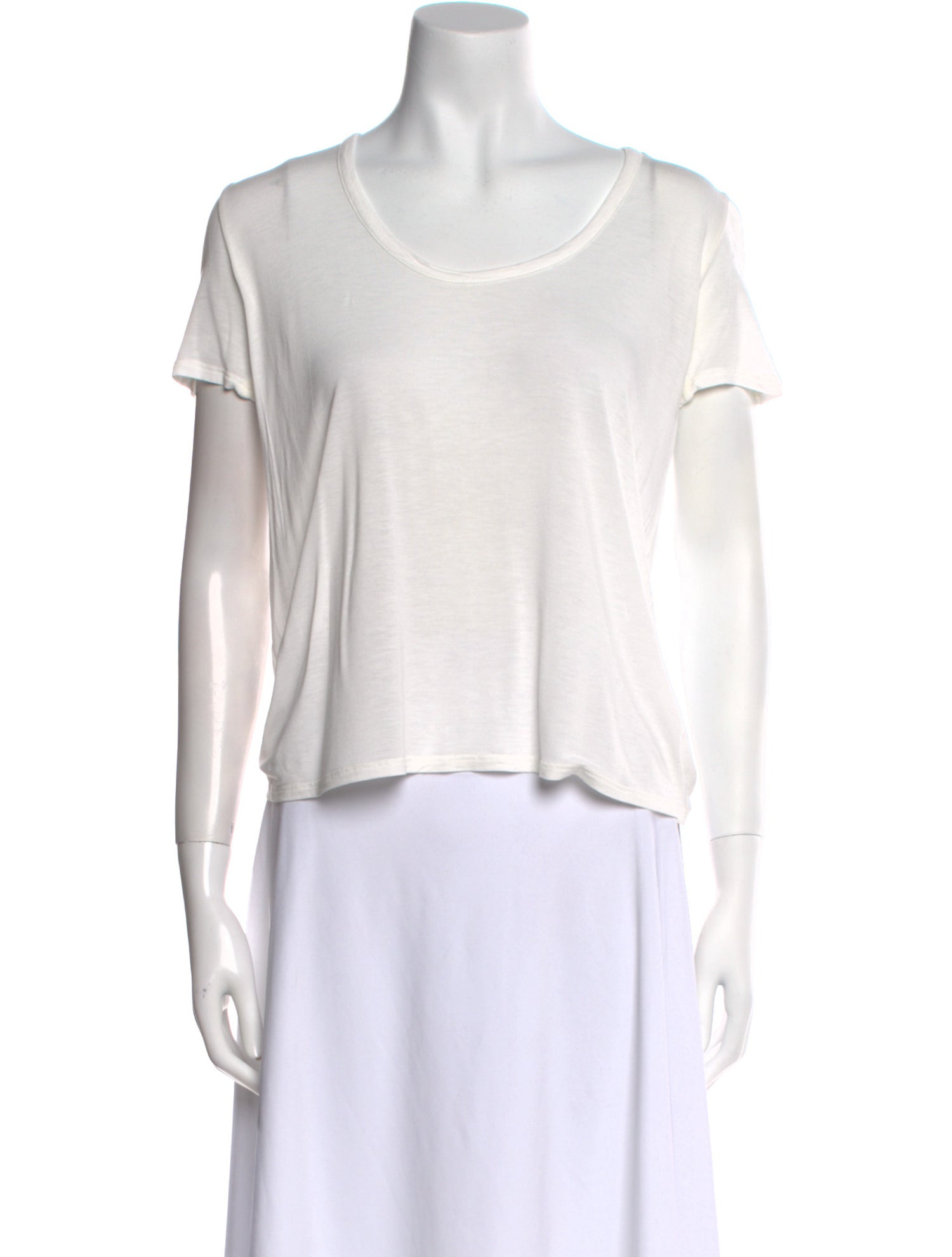 The Row Scoop Neck Short Sleeve T-Shirt