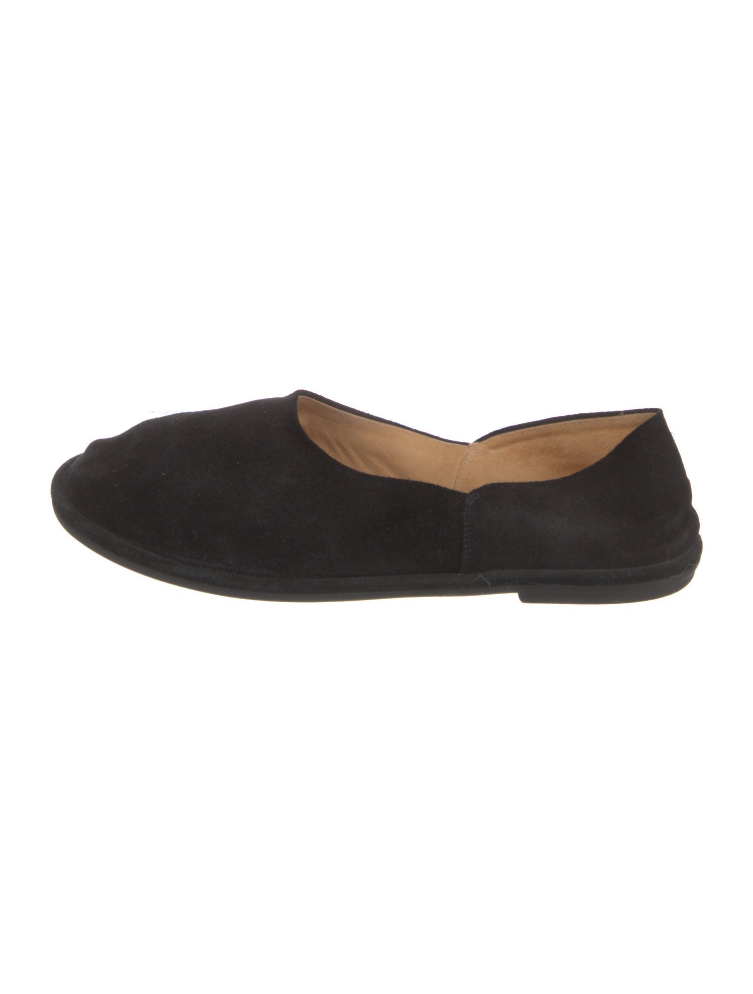 The Row Canal Suede Ballet Flats