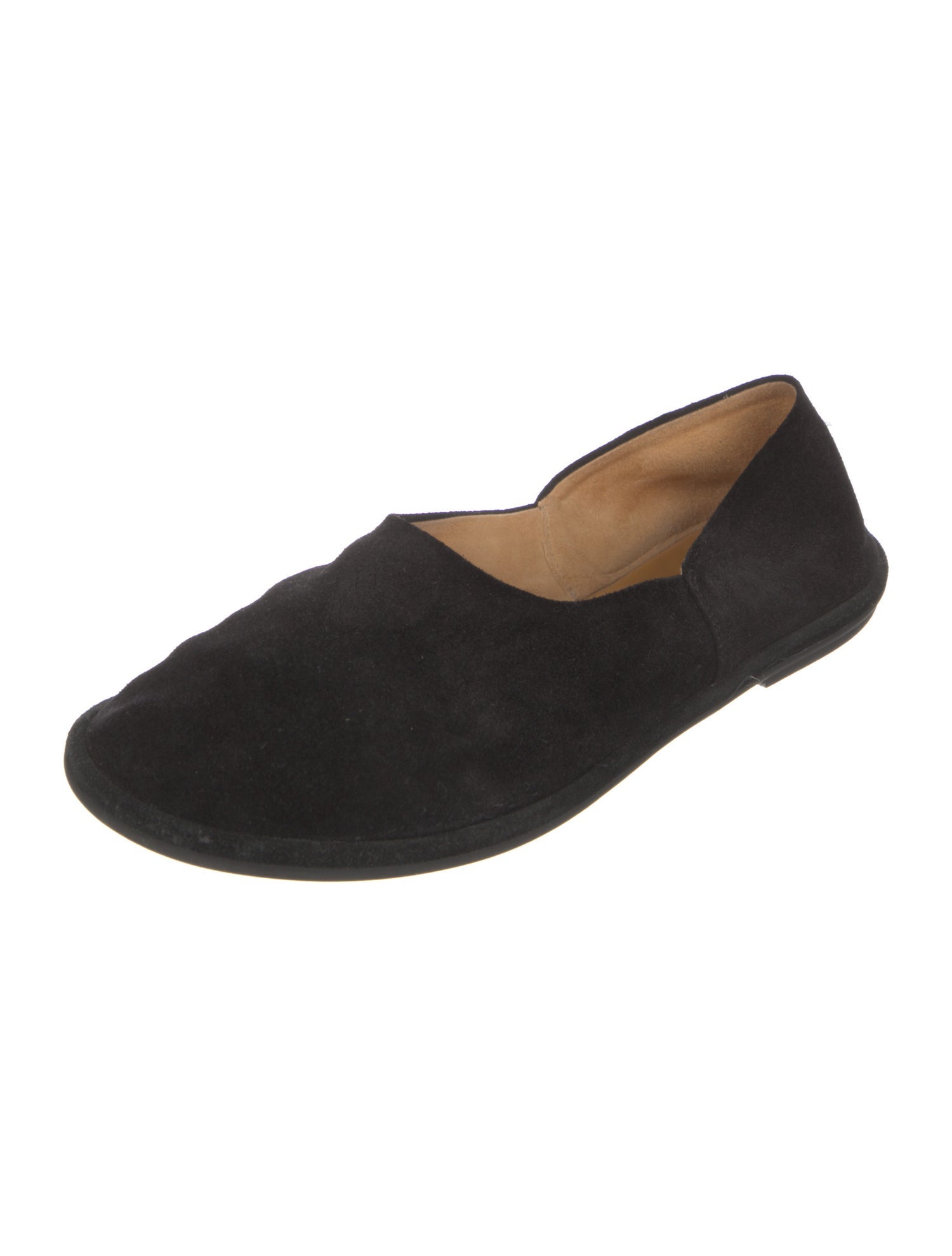 The Row Canal Suede Ballet Flats