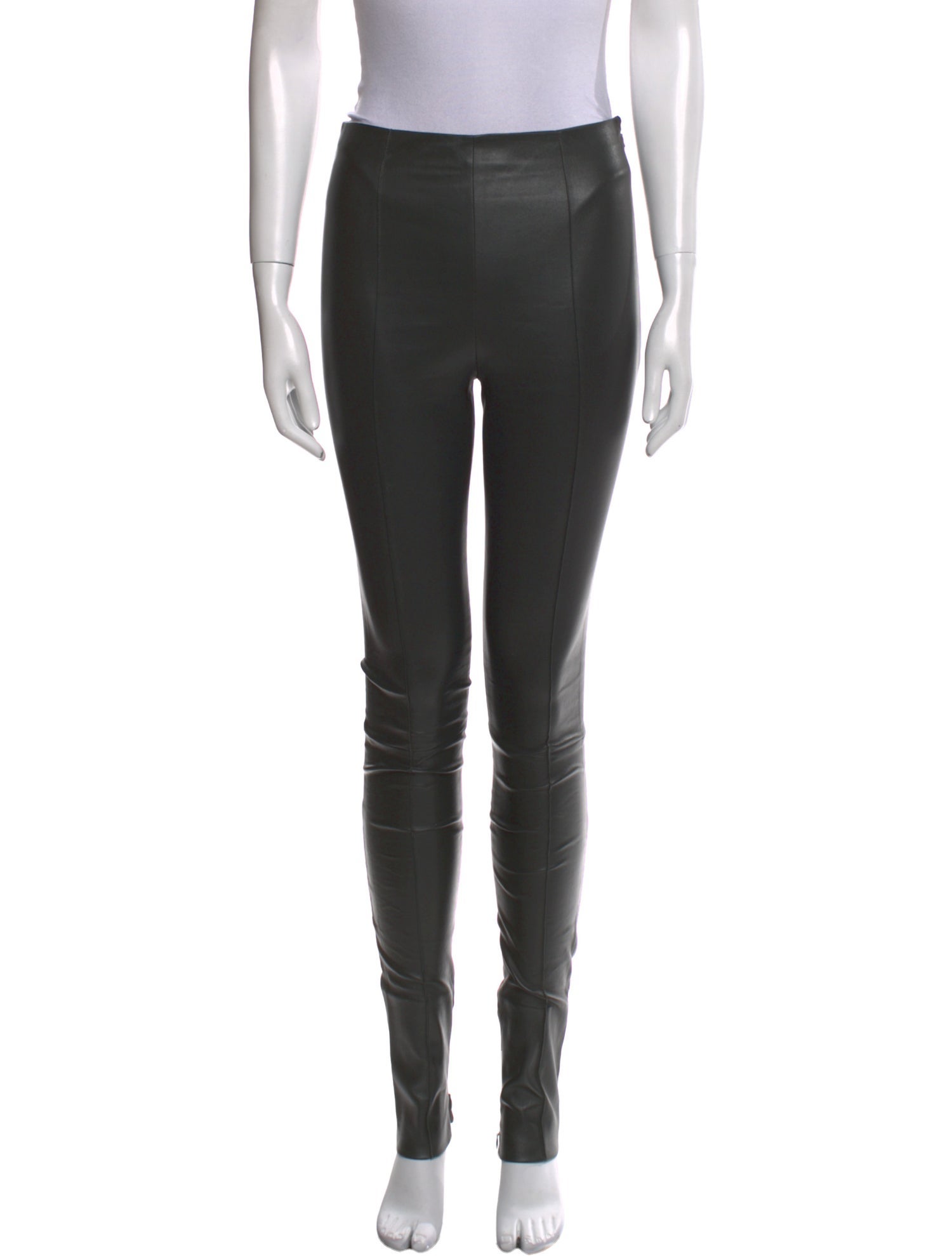 The Row Lambskin Skinny Leg Pants