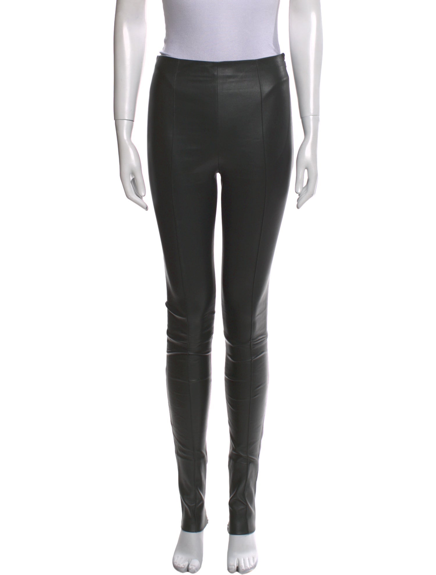 The Row Lambskin Skinny Leg Pants