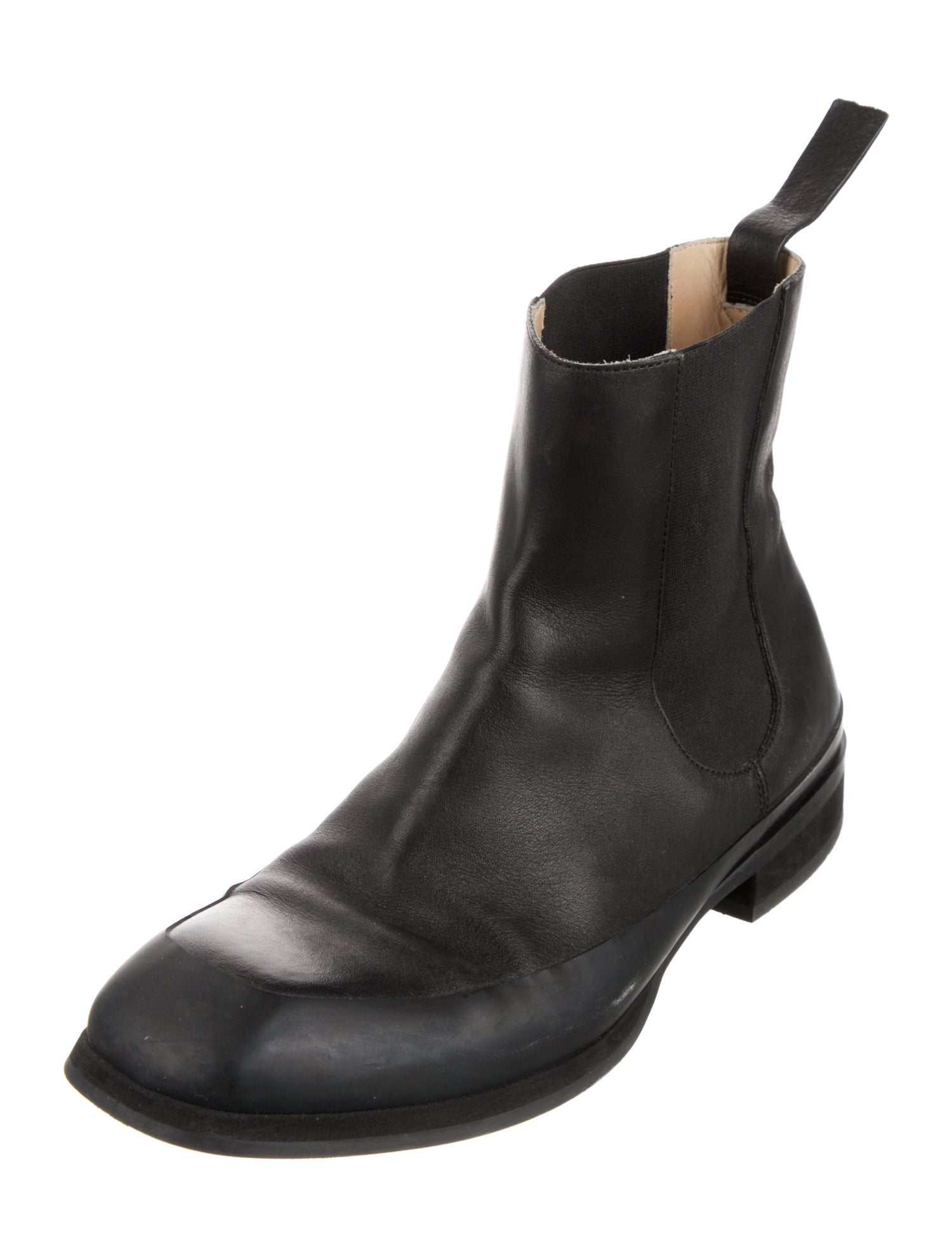 The Row Garden Leather Chelsea Boots
