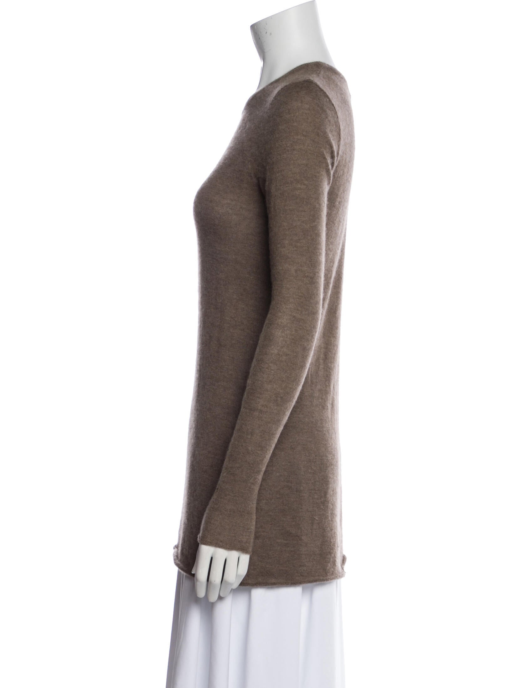 The Row Cashmere Scoop Neck Sweater