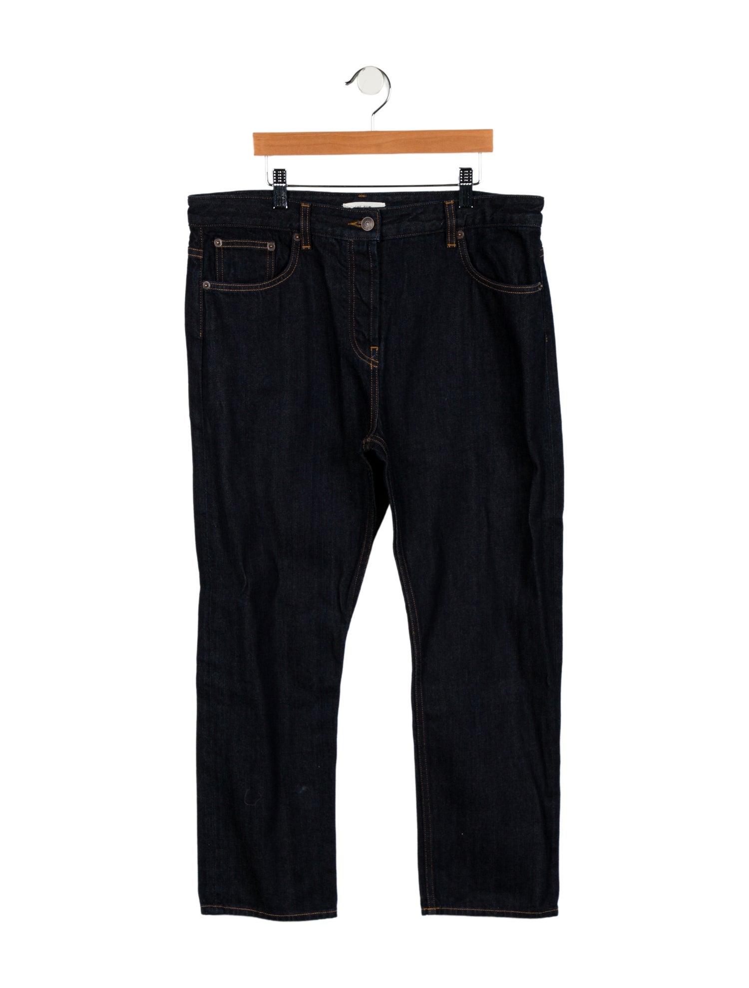 The Row High-Rise Straight Leg Jeans