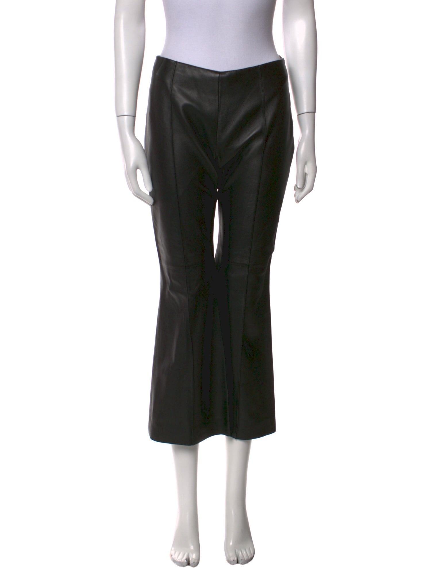 The Row Lambskin Wide Leg Pants