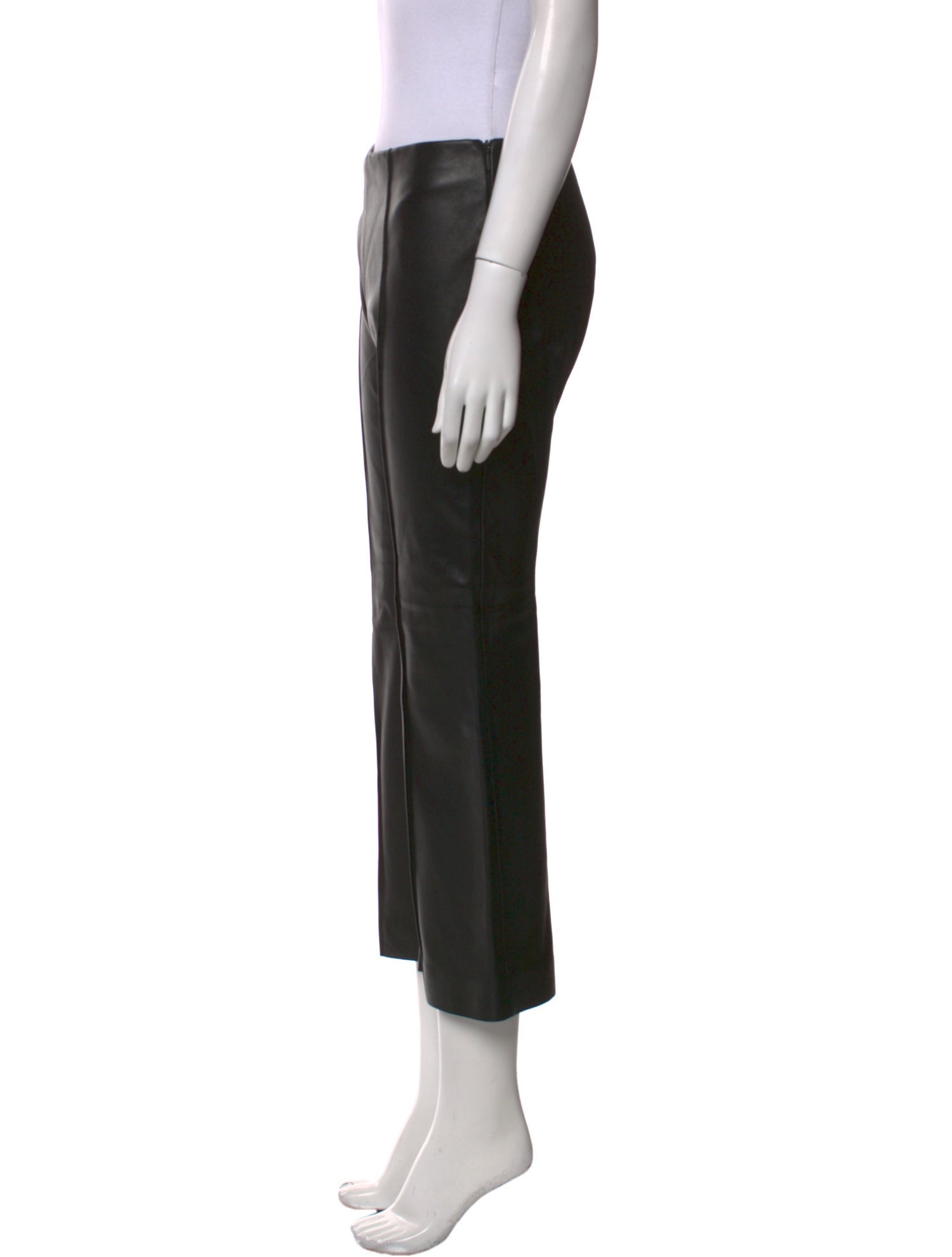 The Row Lambskin Wide Leg Pants