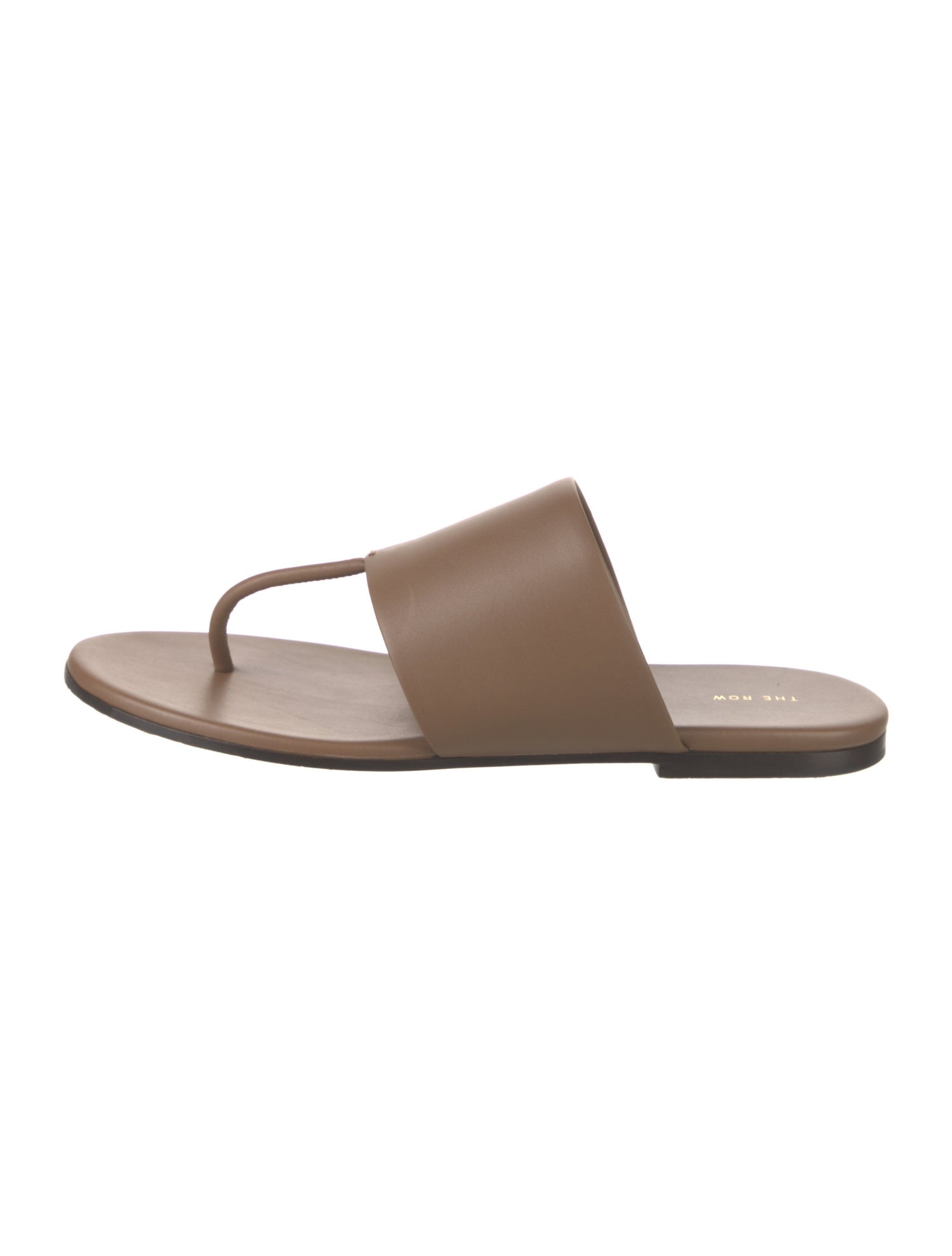 The Row Signum Leather Flip Flops