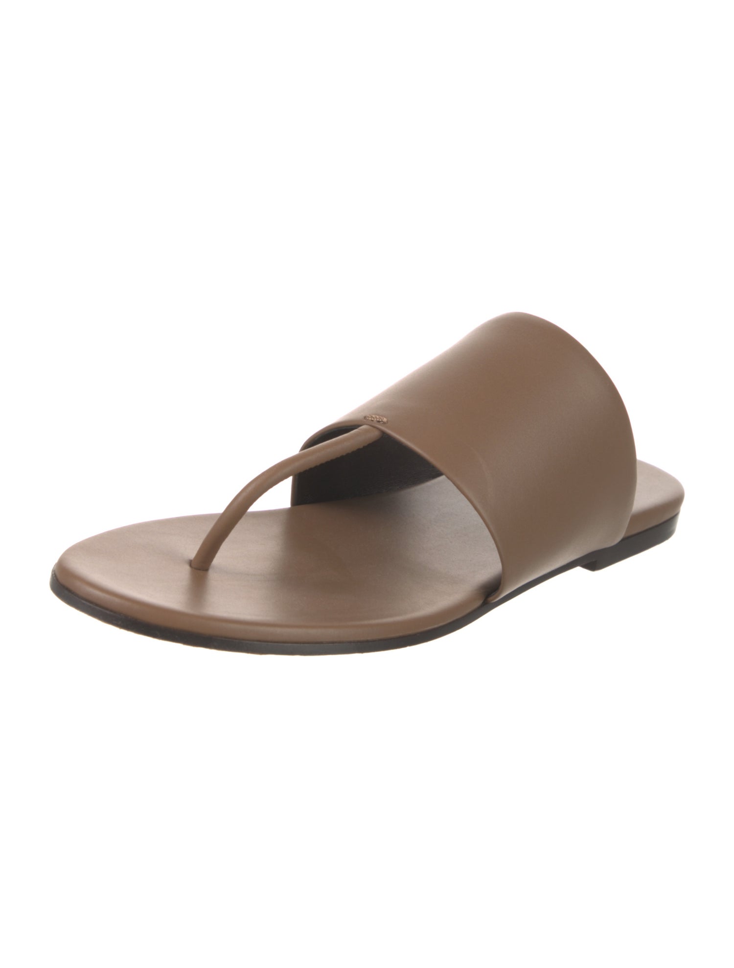The Row Signum Leather Flip Flops