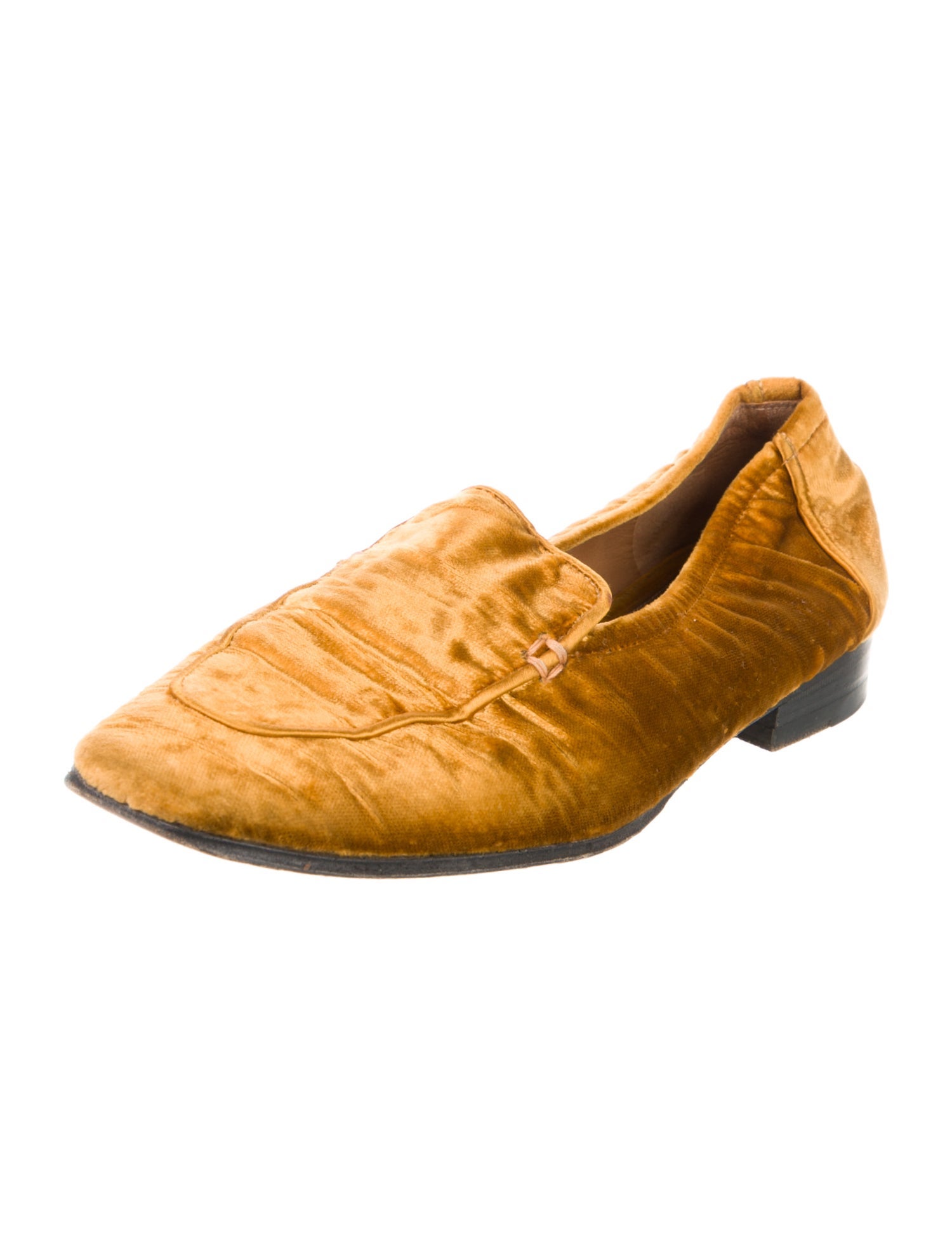 The Row Adam Velvet Loafers