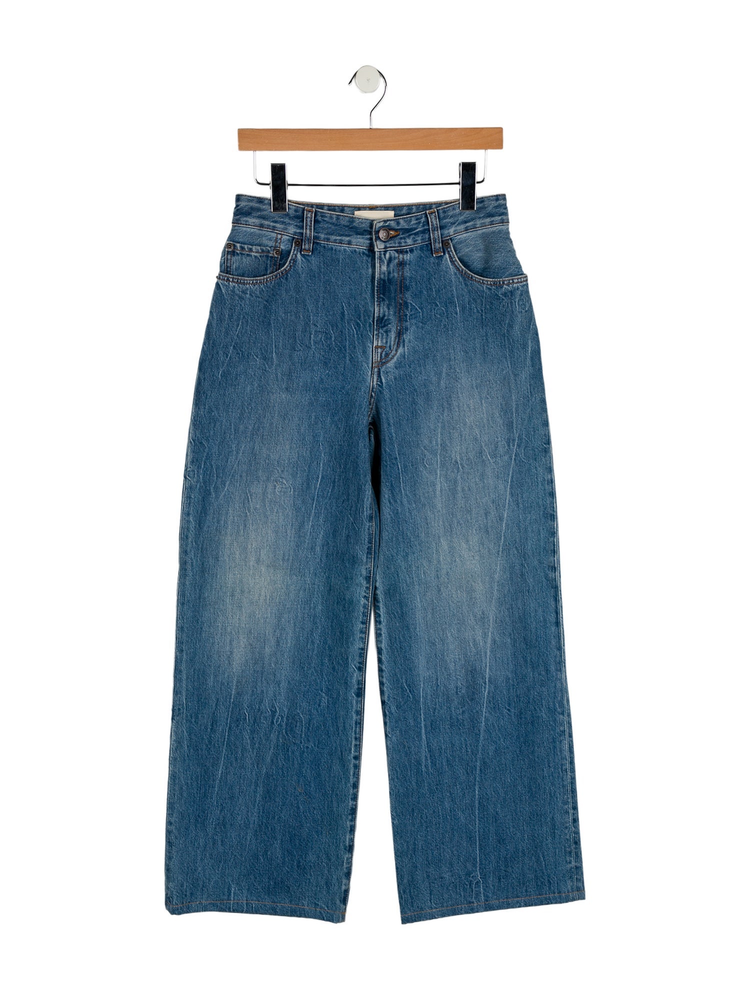 The Row High-Rise Wide Leg Jeans
