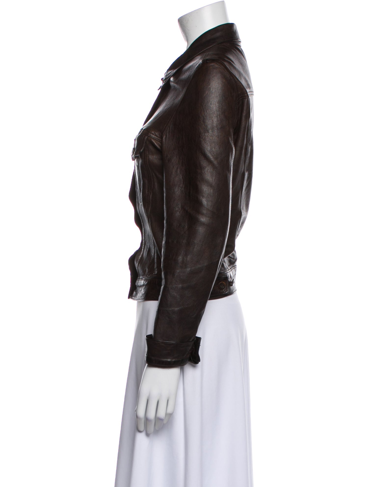 The Row Leather Biker Jacket
