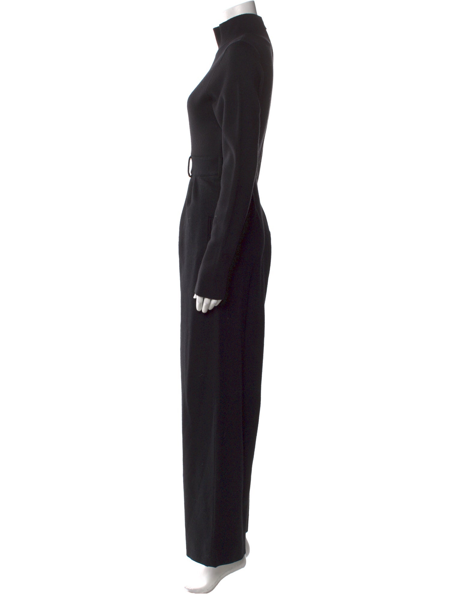 The Row Wool Turtleneck Jumpsuit