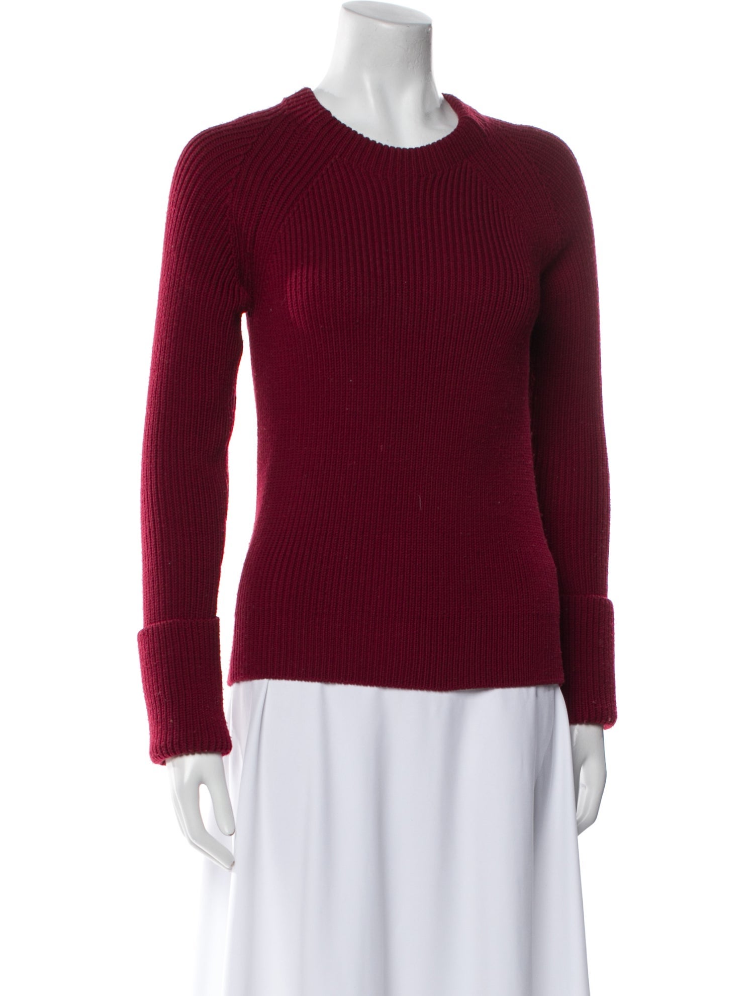 The Row Virgin Wool Crew Neck Sweater
