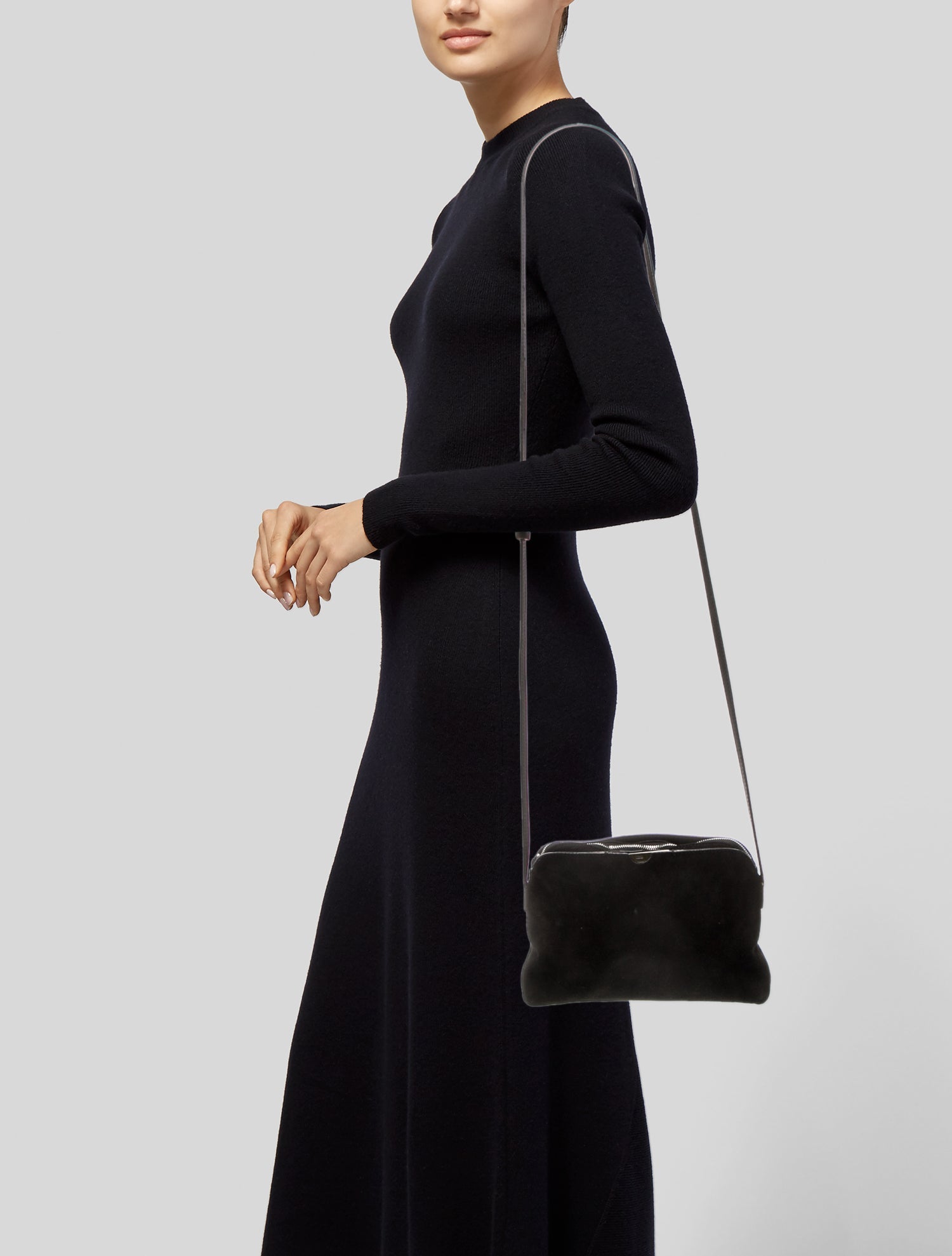 The Row Suede Multi Pouch