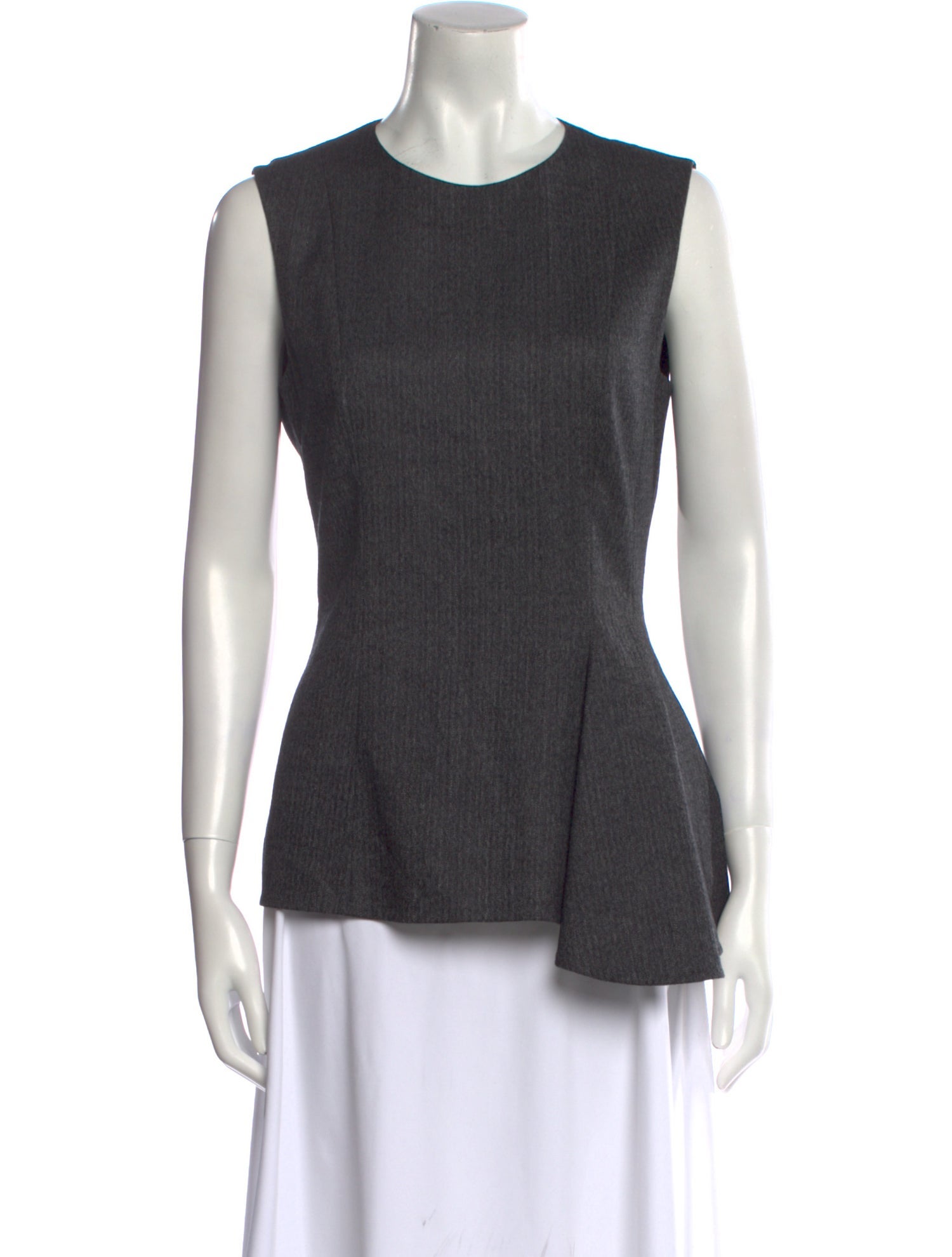 The Row Virgin Wool Crew Neck Top