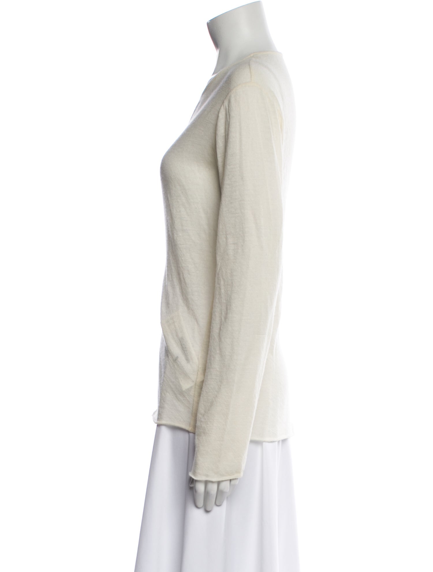 The Row Cashmere Crew Neck T-Shirt
