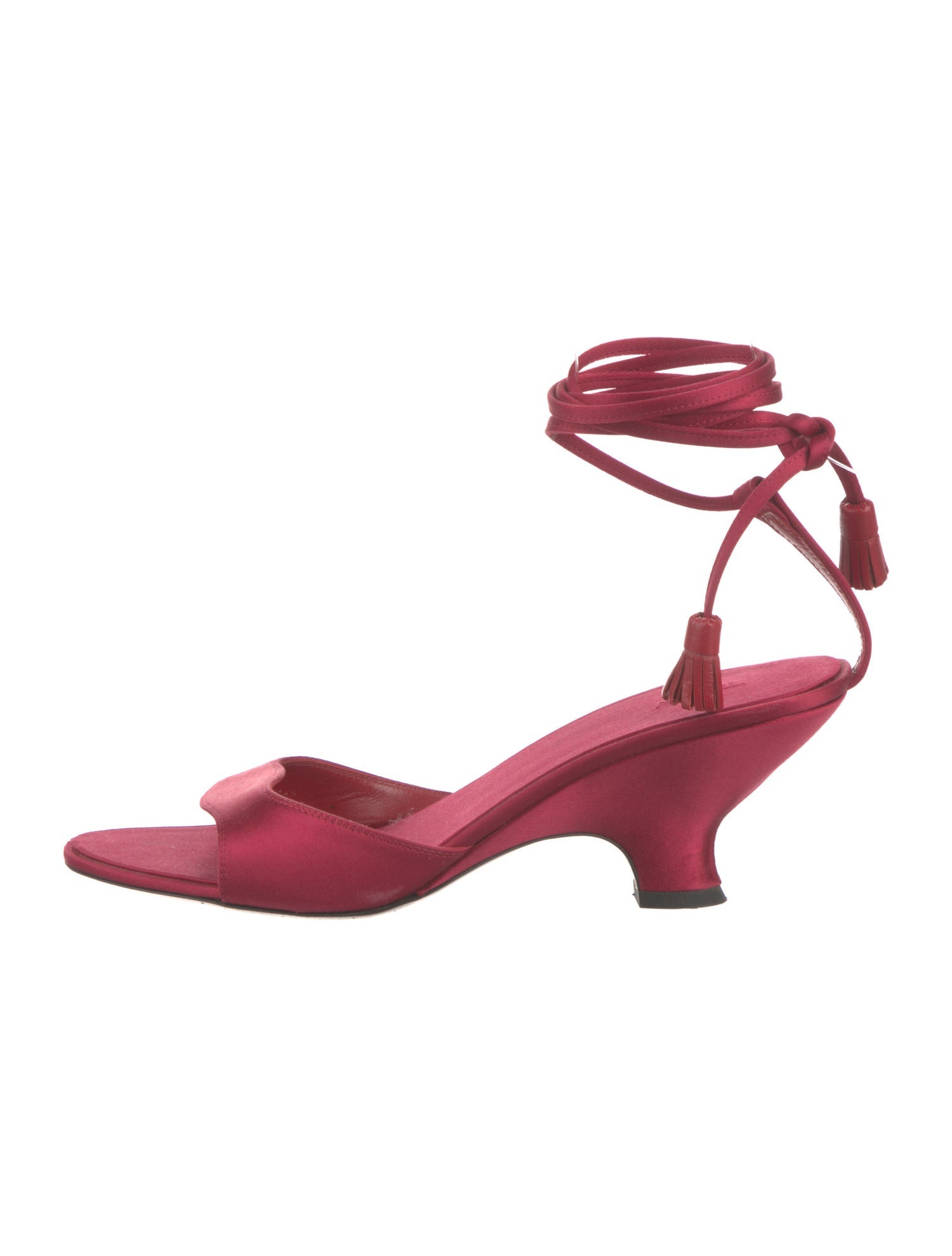 The Row Charlotte Satin Slingback Sandals