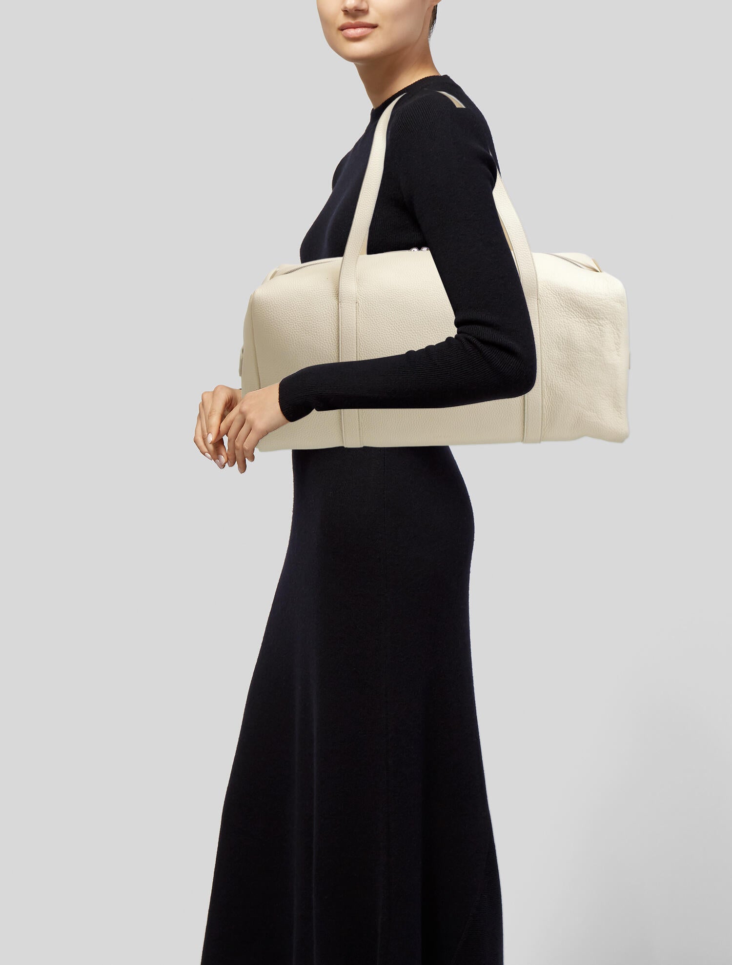The Row Calf Leather Gio Tote