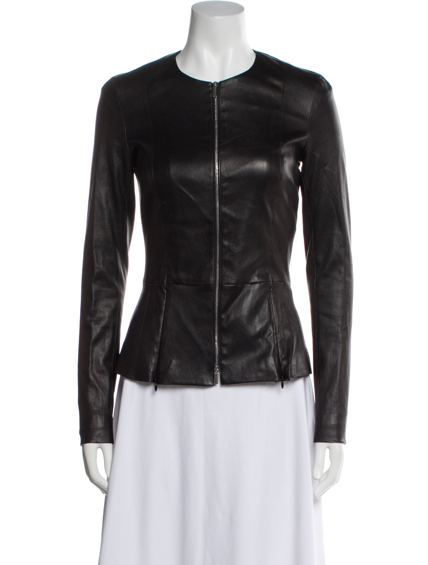The Row Anasta Leather Biker Jacket