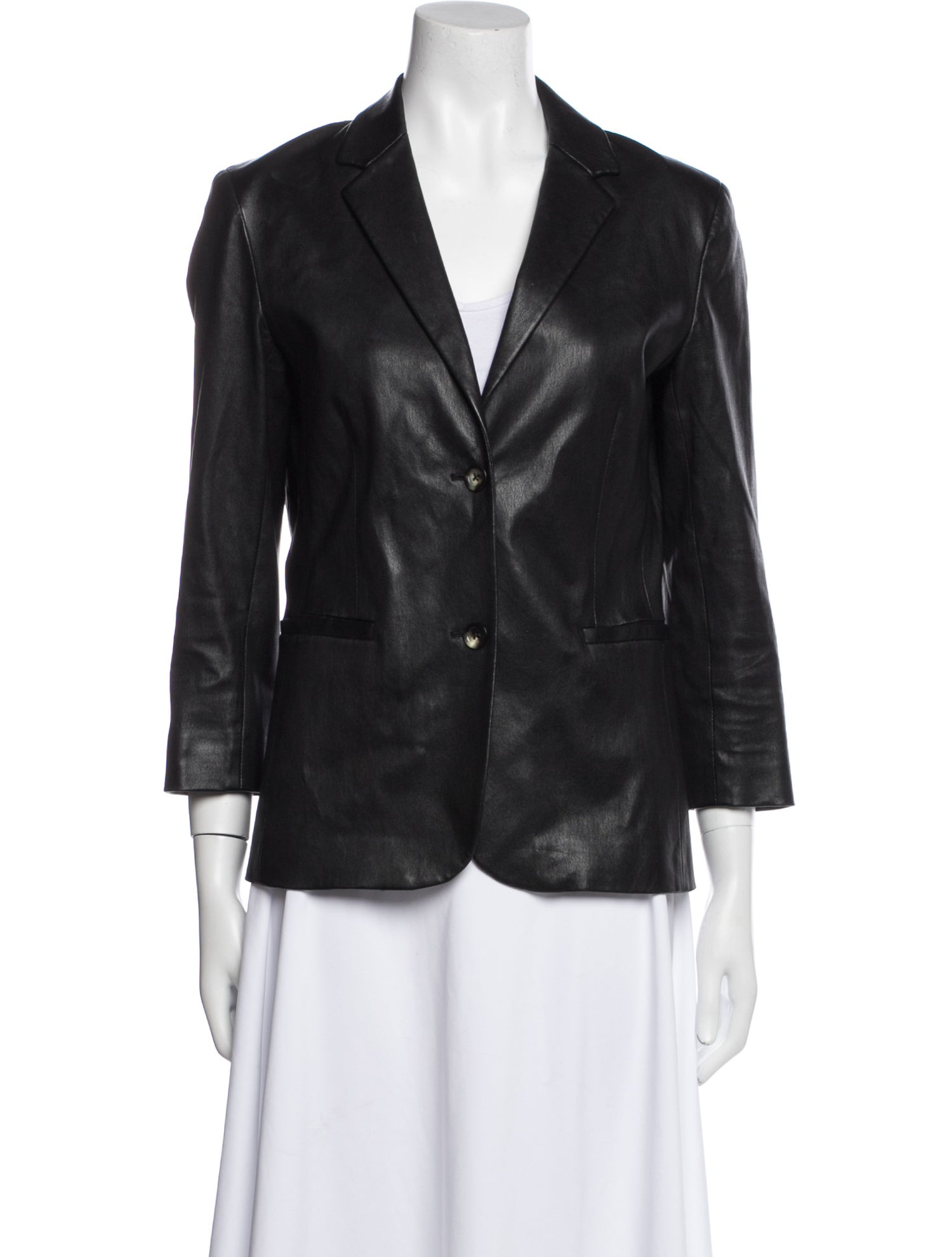 The Row Lambskin Blazer