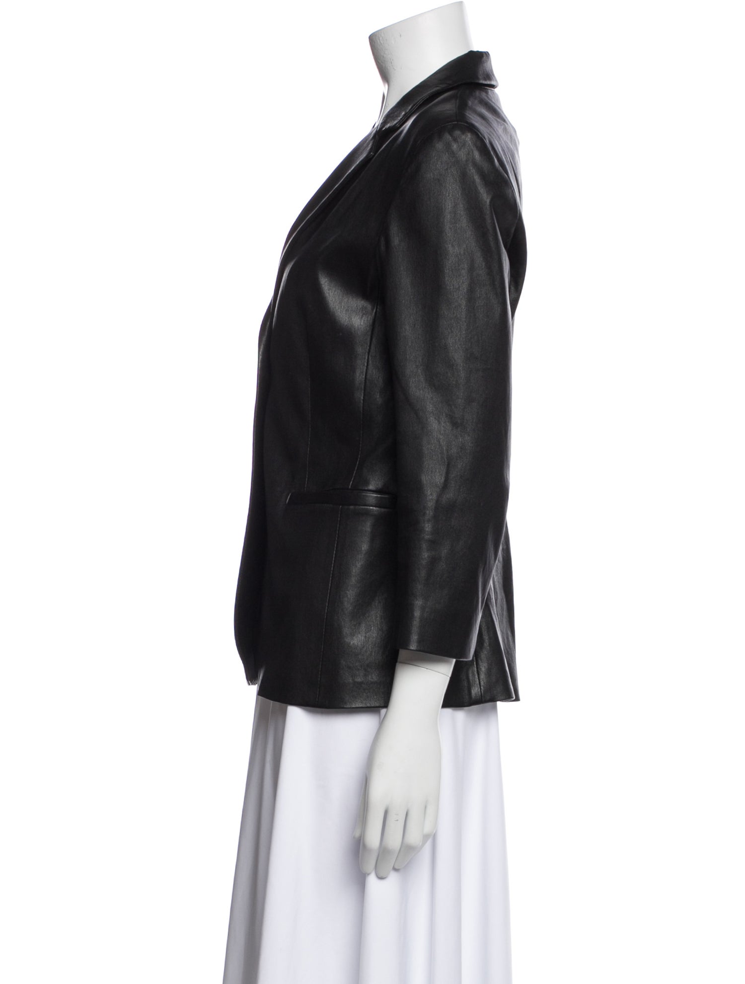 The Row Lambskin Blazer