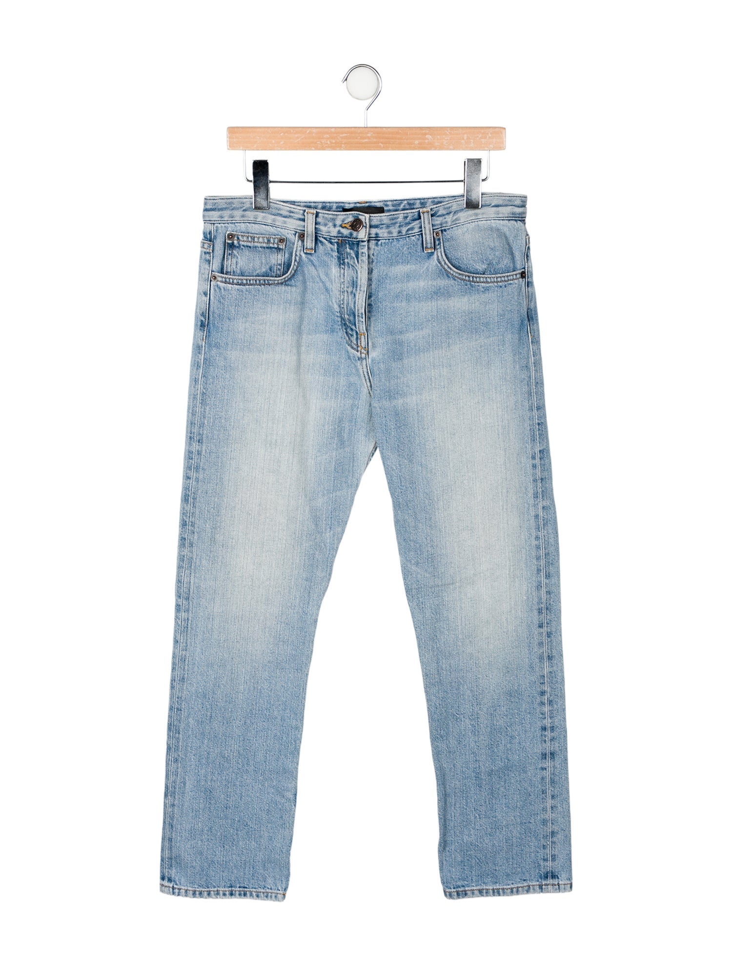 The Row High-Rise Straight Leg Jeans