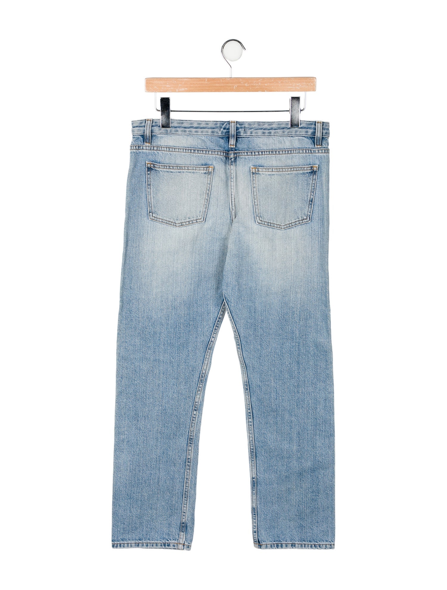 The Row High-Rise Straight Leg Jeans